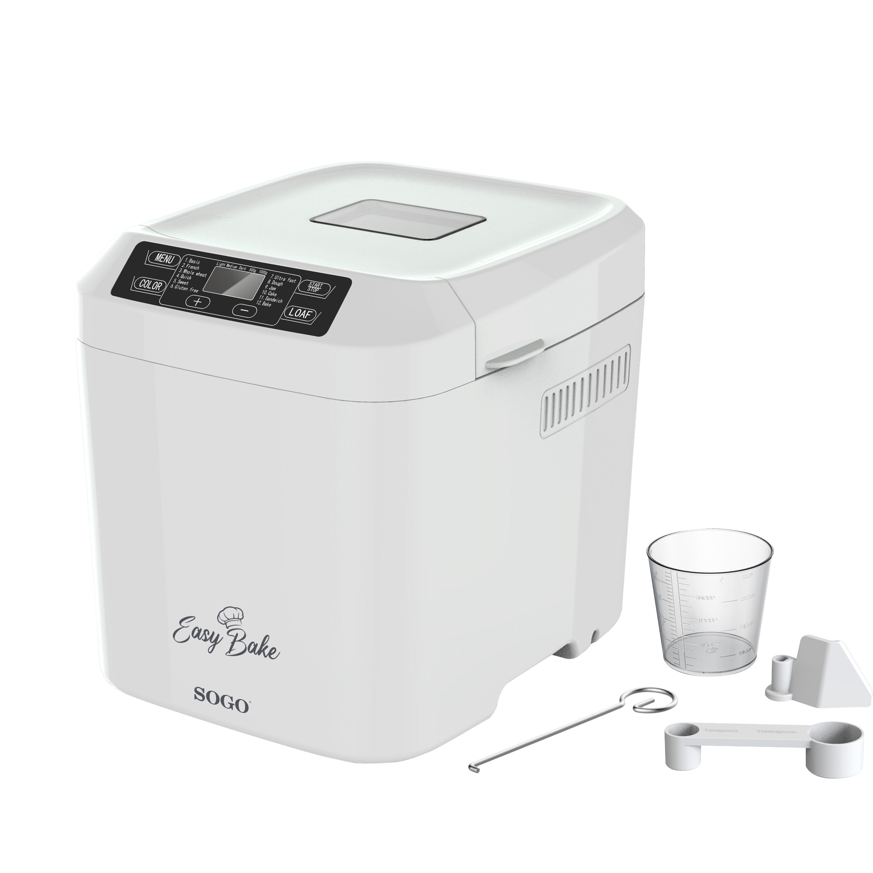 Panificadora Sogo PAN-SS-10722 multifunción - Blanco Blanco-5