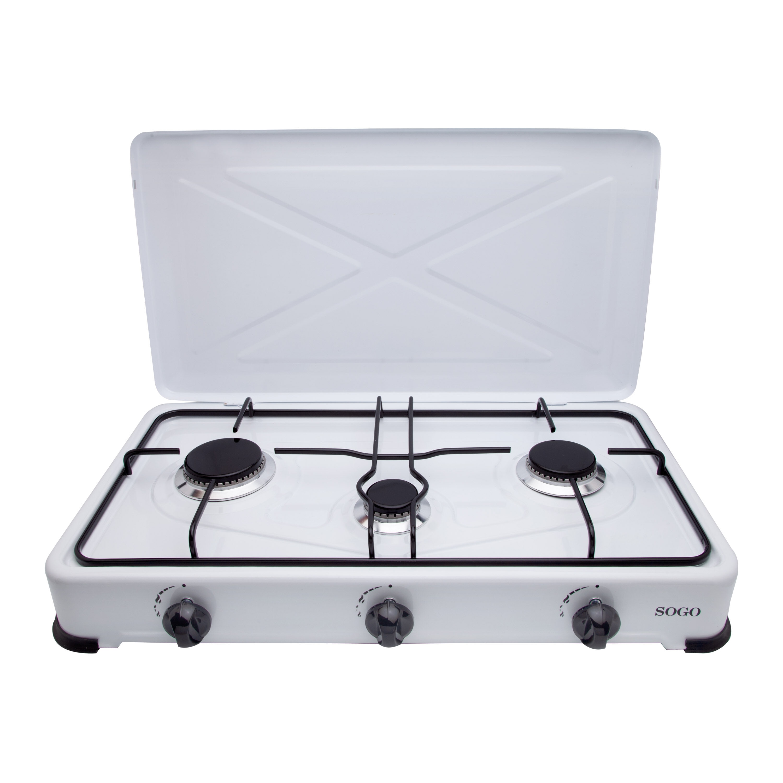 Sogo – Hornillo de gas Sogo tres quemadores.