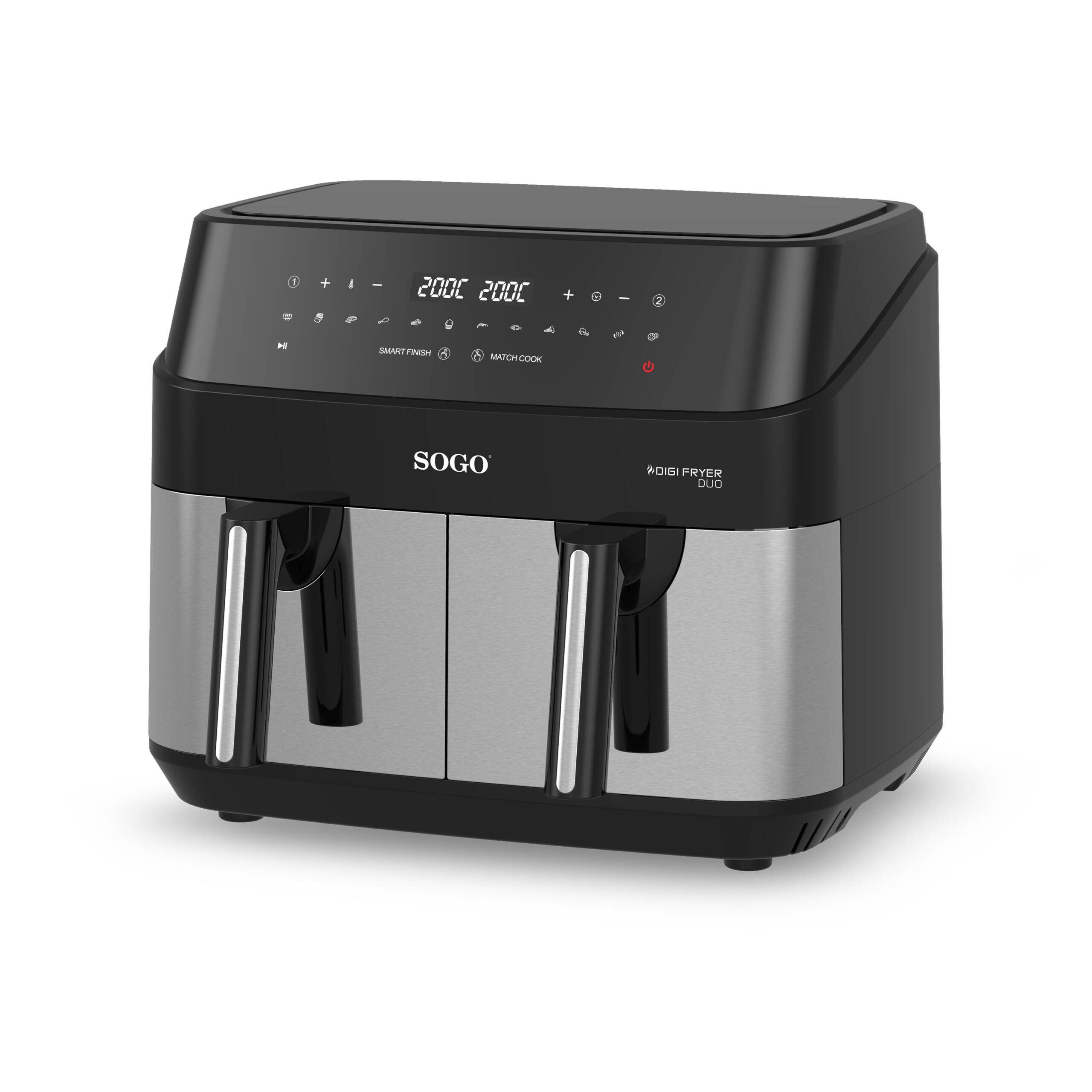 Sogo - Freidora de aire sin aceite doble Sogo FRE-SS-10845. de Sogo