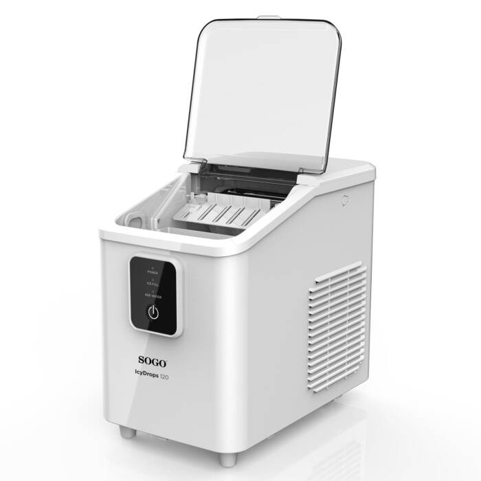 Máquina de hielo Sogo MHE-SS-12045 compacta 1.8L - Gris Gris-5