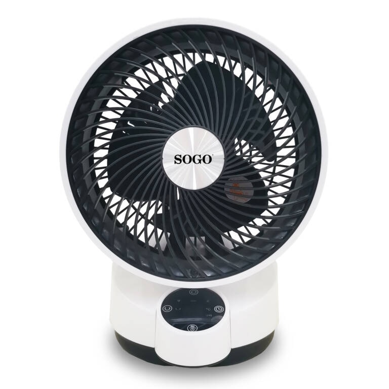 Imagen 1 de Ventilador de mesa Sogo VEN-SS-21330 con 3 velocidades  50W Negro / Blanco