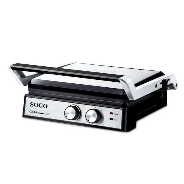 Imagen 0 de Plancha grill Sogo SAN-SS-7132 Panini Pressy sandwichera 2000w