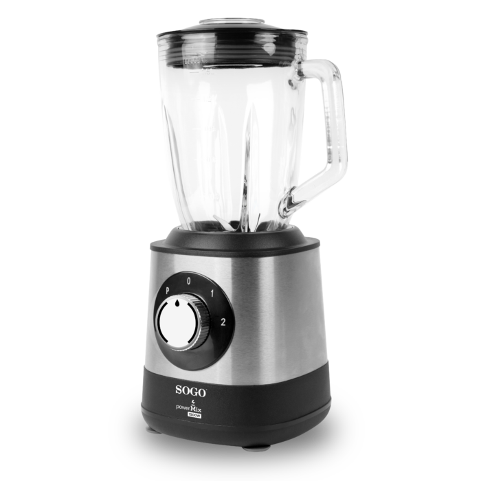 Sogo – Batidora de vaso Sogo BAT-SS-5585 Inox con Luz LED 1500W.