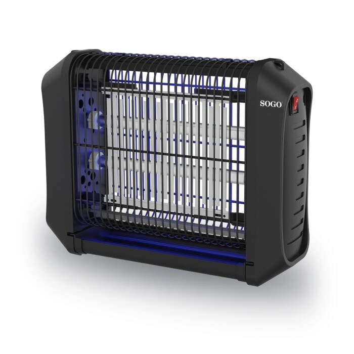 Lámpara eléctrica antimosquitos Sogo UVA LED 4W Cobertura 60m² - Negro Negro-2