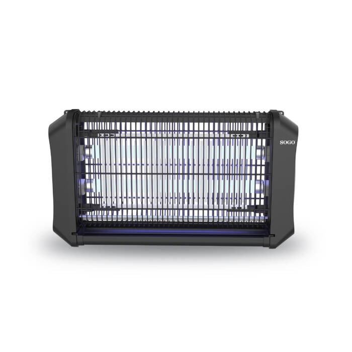 Imagen 2 de Lámpara eléctrica antimosquitos Sogo UVA LED 6W Cobertura 100m² - Negro Negro