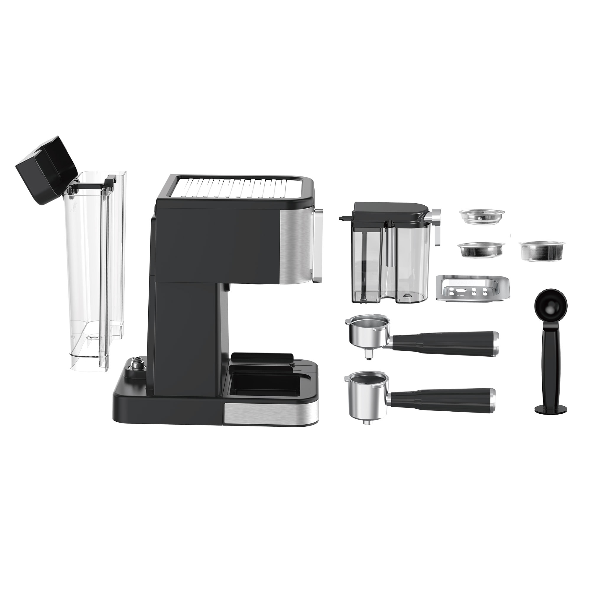 Cafetera Espresso manual Sogo con sistema Thermoblock 1350W 20 bar - Negro / Acero Inox Negro / Acero Inox-5