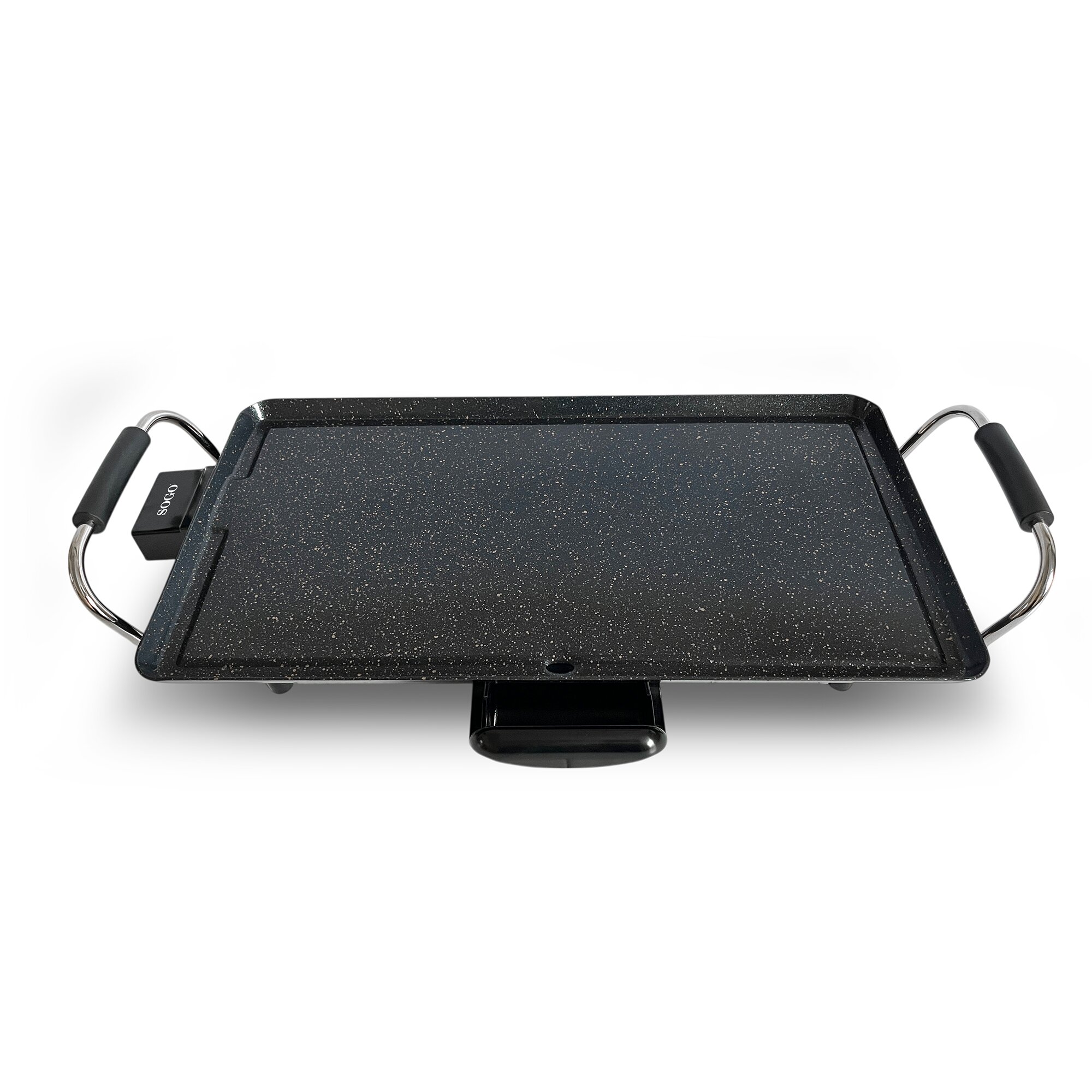 Sogo – Plancha de asar Sogo con revestimiento cerámico doble y termostato extraíble 1800W.
