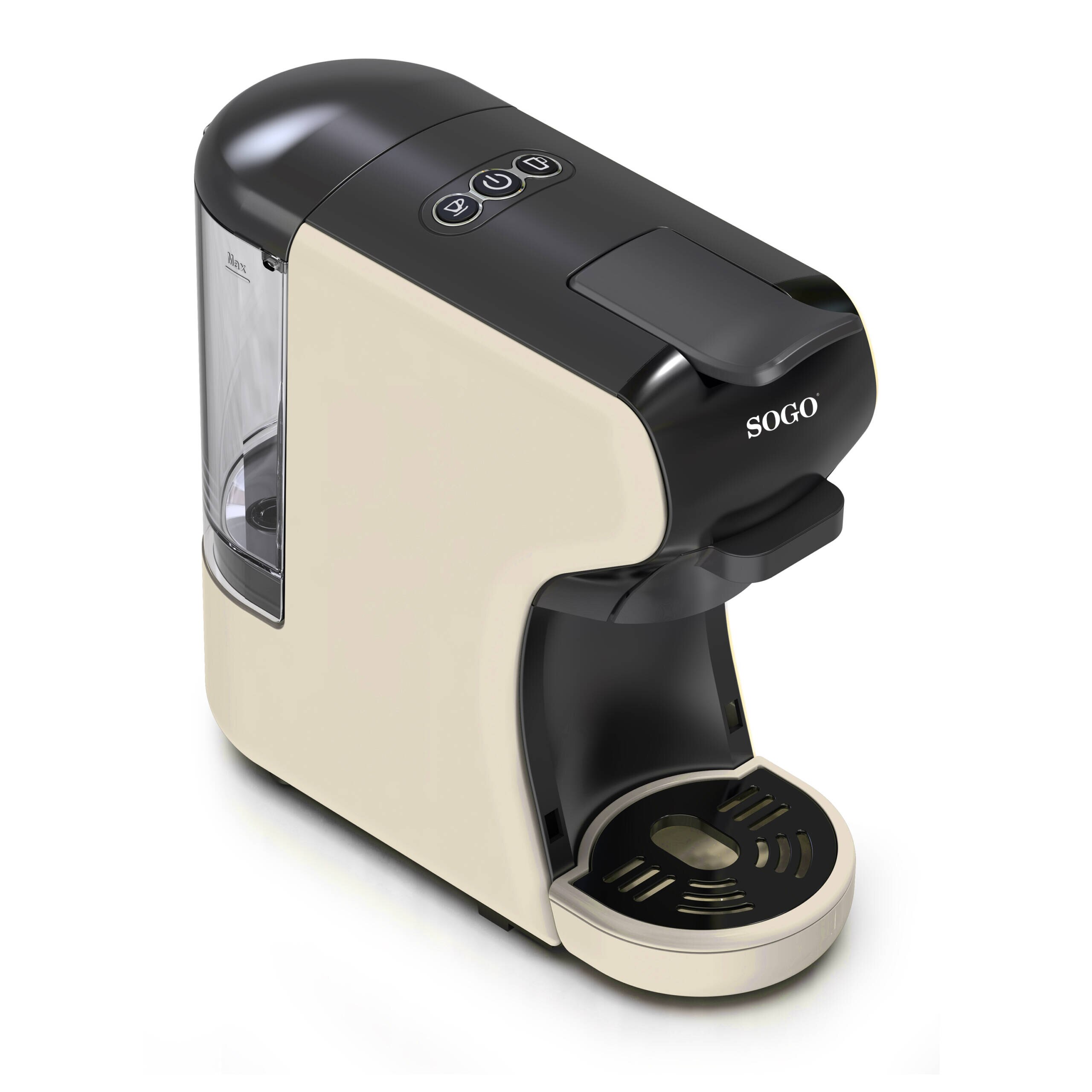 Cafetera de cápsulas 3 en 1 Expreso Sogo 1450W - Natural Natural-5