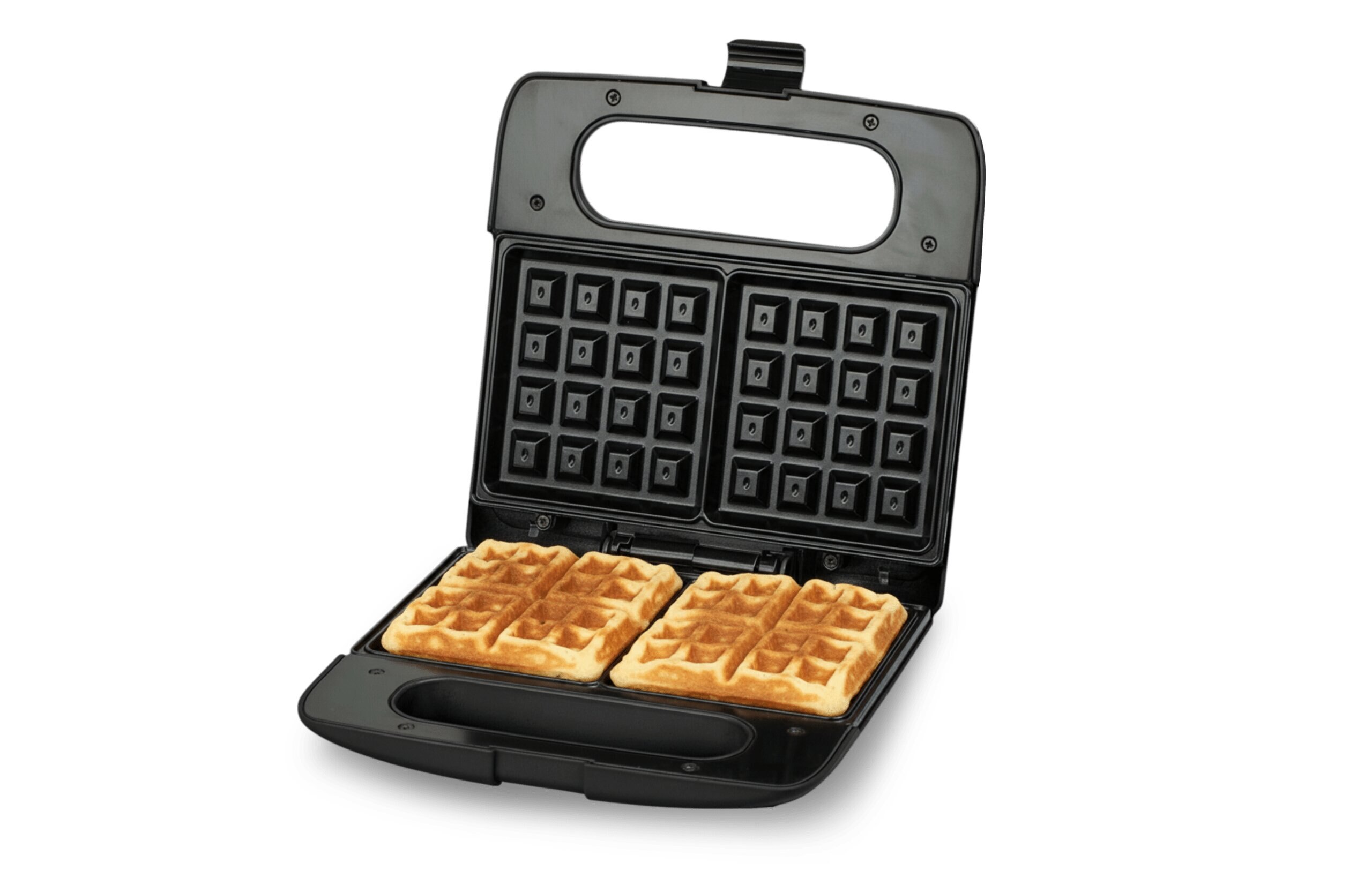 Imagen 3 de Máquina Sogo de 750W para hacer gofres belgas, 2 rebanadas - Negro Negro