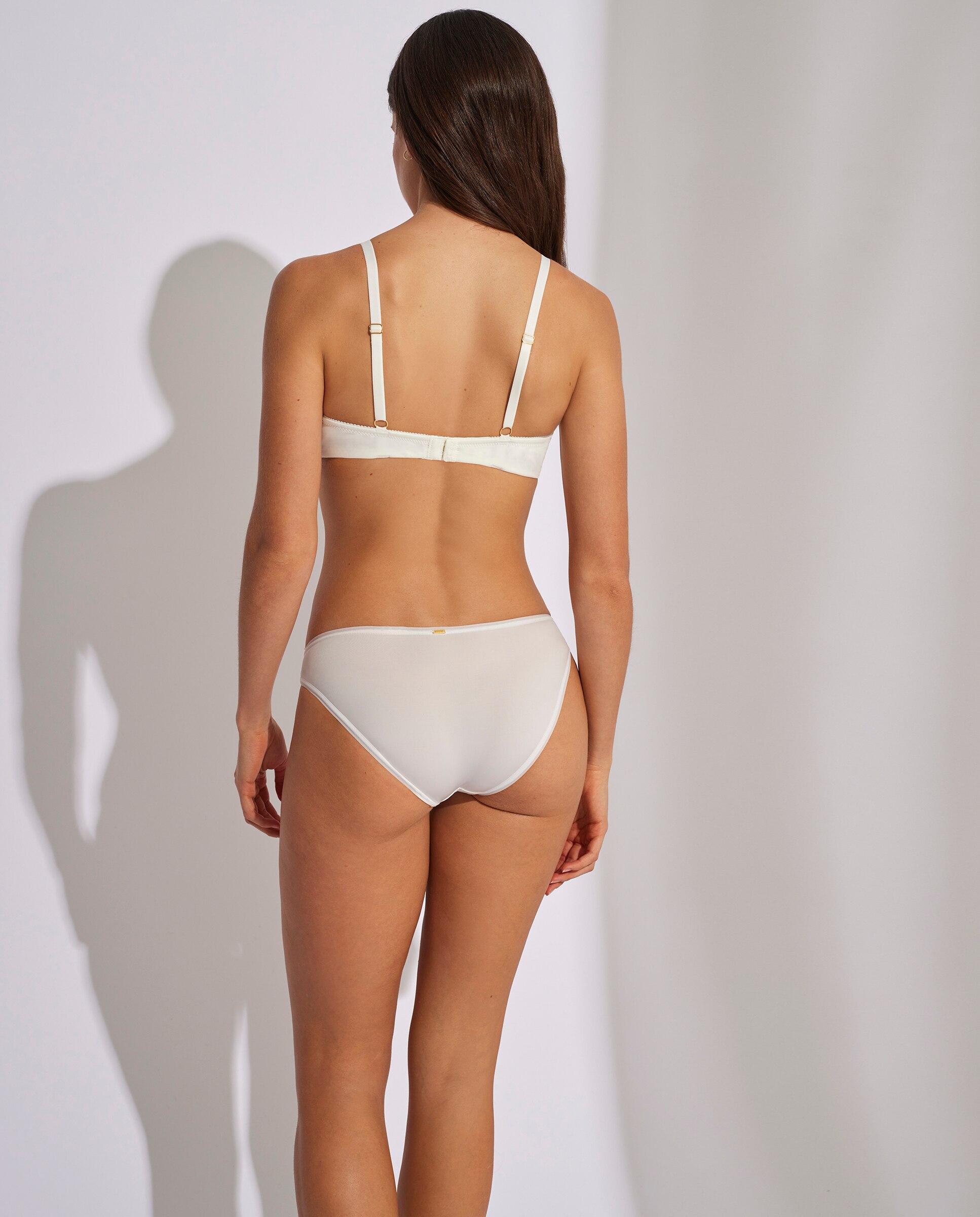 Bragas clásicas básicas de mujer - Selmark - Marfil Marfil-4