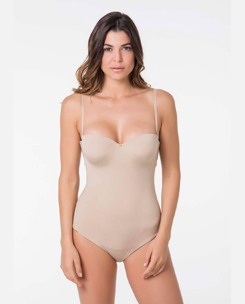 Bodys de mujer strapless con aro - Selmark - Piel Piel-1
