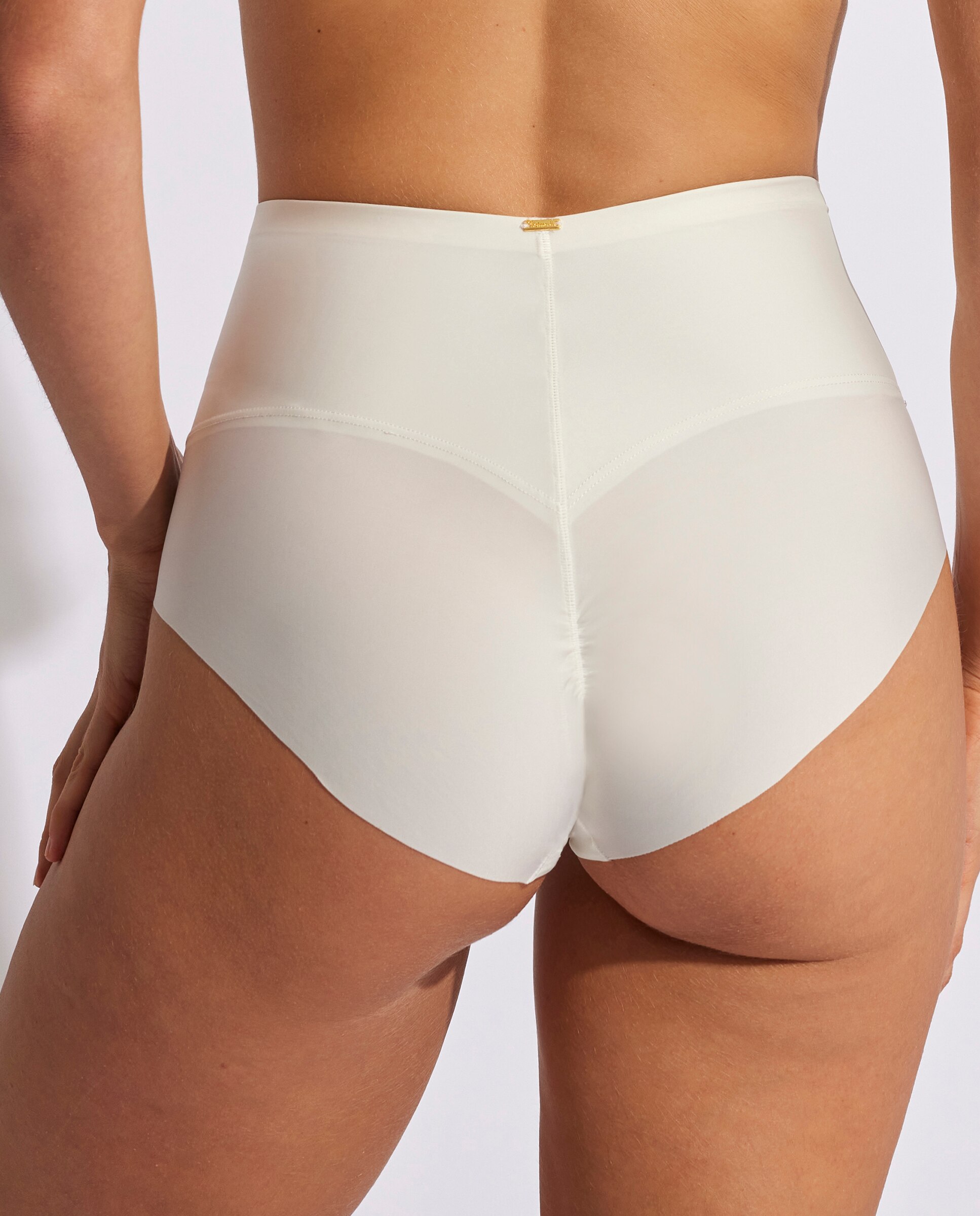 Bragas altas invisibles de mujer - Selmark - Marfil Marfil-2