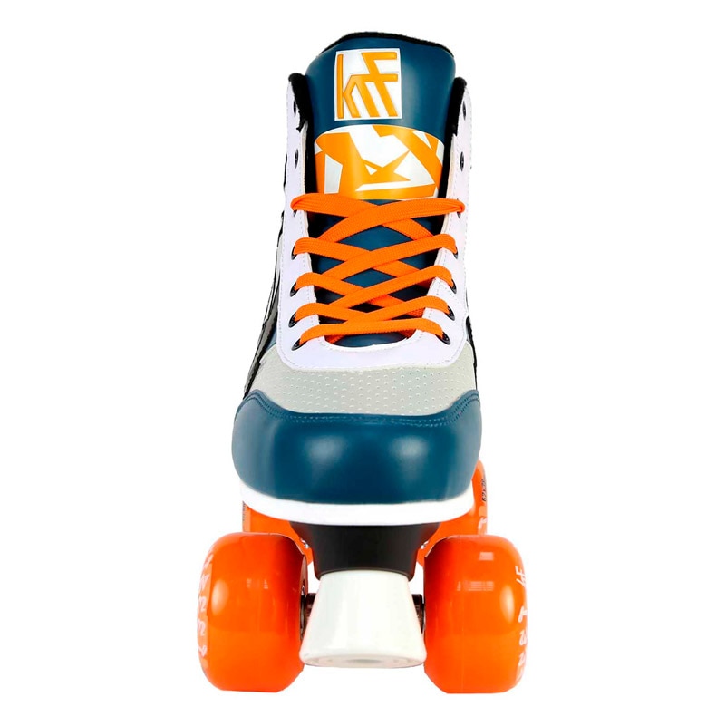Patines KRF The New Urban Concept – Quad De 4 Ruedas, Ejes De Aluminio, Rodamientos ABEC-7, Talla 38, Verde