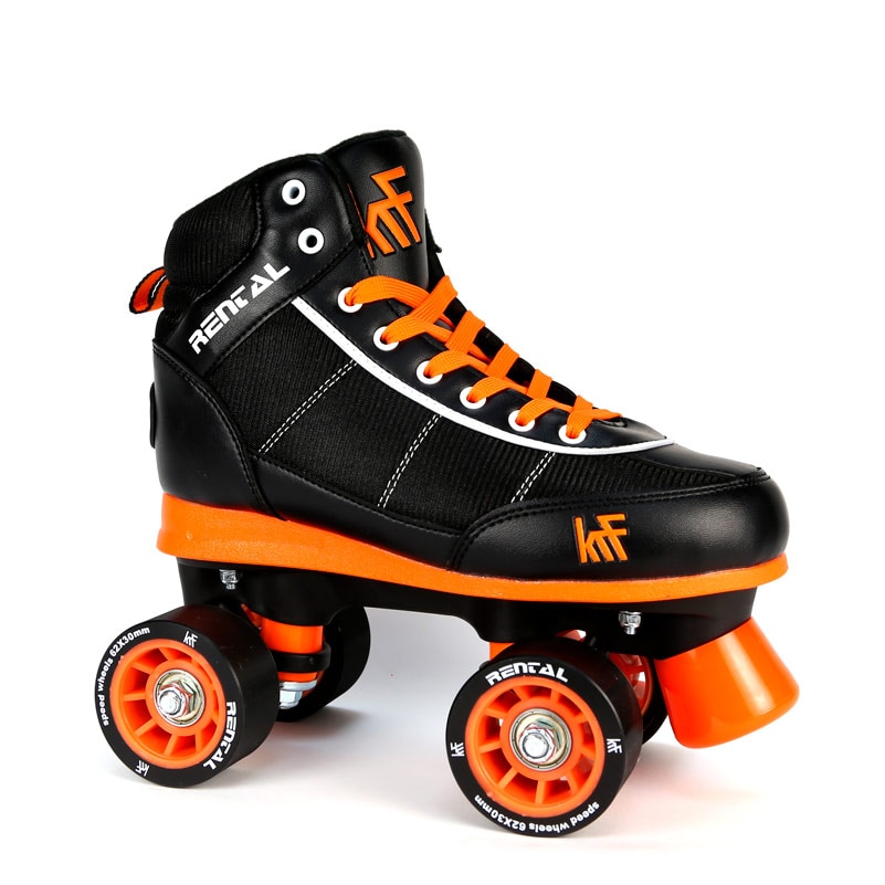 KRF - Patines en Paralelo unisex Quad Roller Rental Senior negro KRF The New Urban Concept.