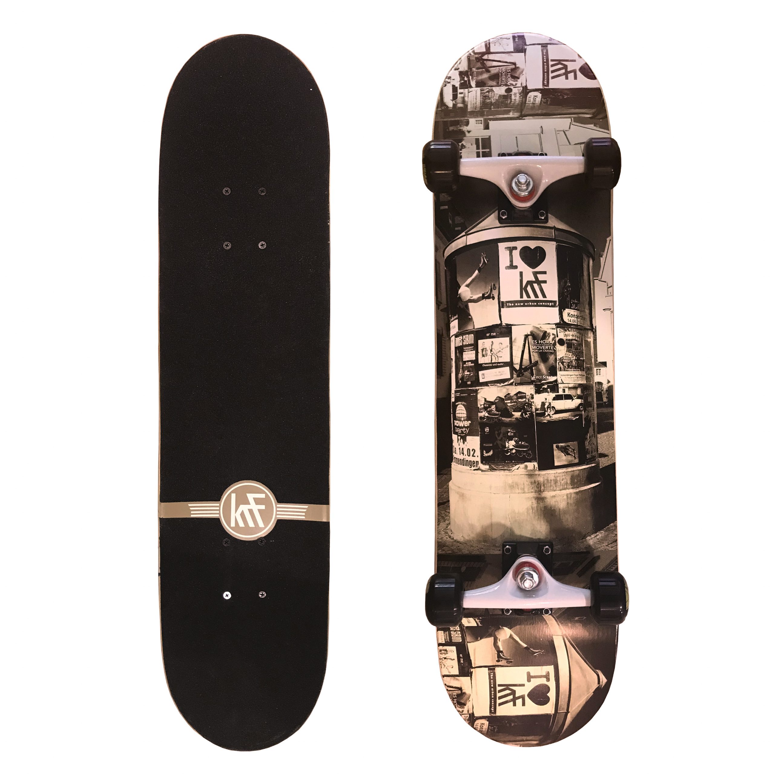 KRF - Skateboard Muppy City 31,5x 7,75mm KRF The New Urban Concept.