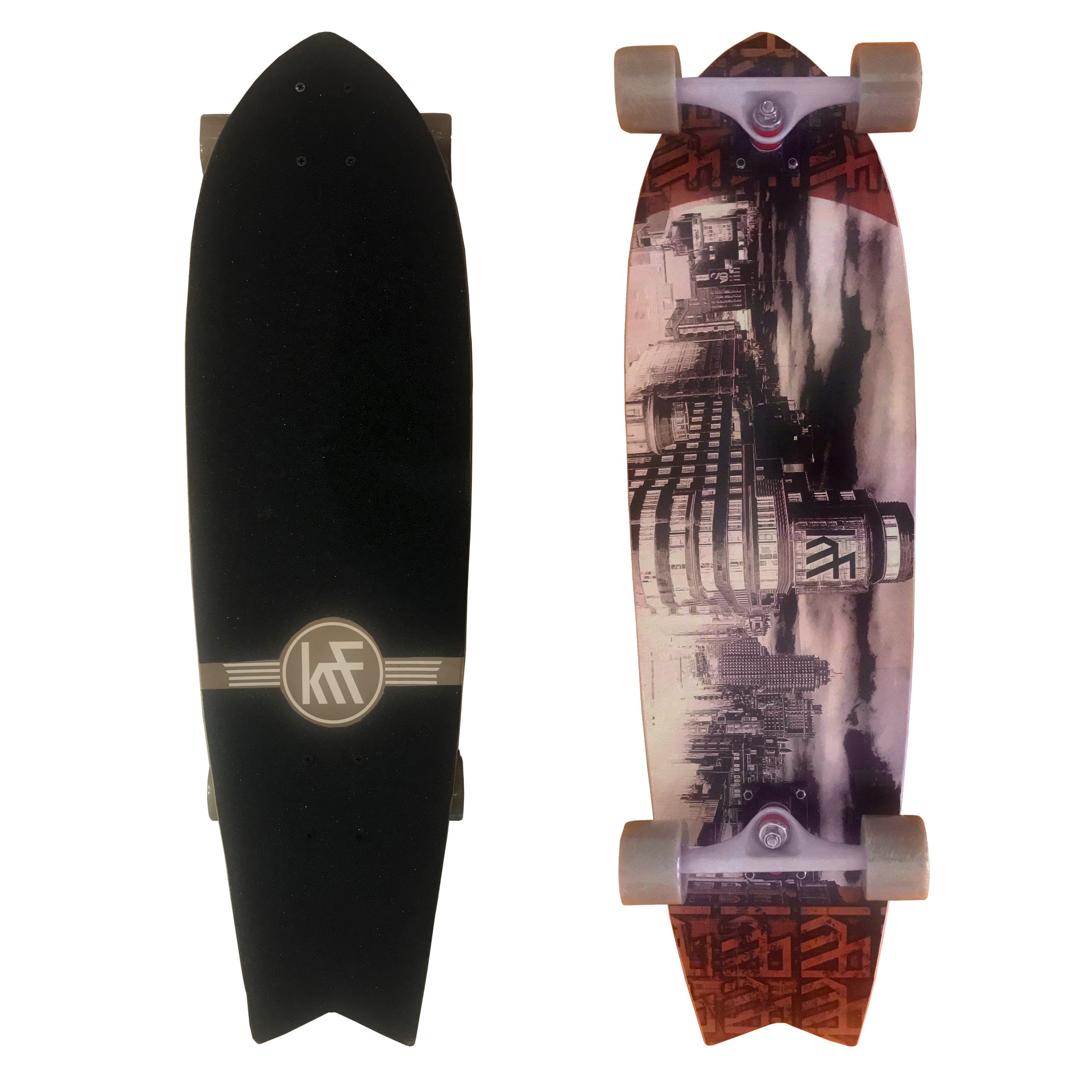KRF - Skateboard Cruiser Surfer Capitol KRF The New Urban Concept.