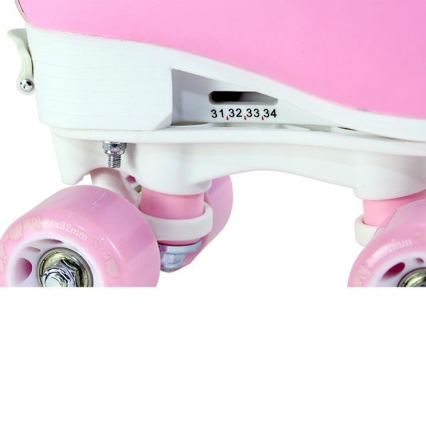Patines de niños en Paralelo Quad KRF School PPH Pink Flor KRF The New Urban Concept - Rosa Rosa-3