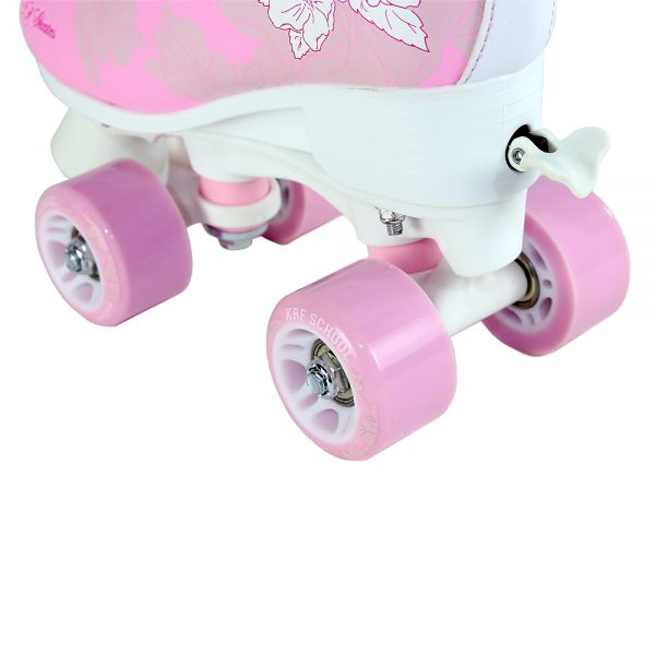 Patines de niños en Paralelo Quad KRF School PPH Pink Flor KRF The New Urban Concept - Rosa Rosa-4