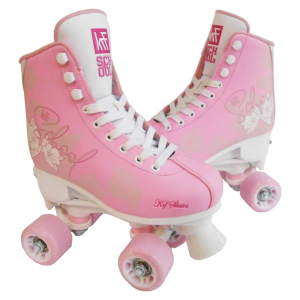Patines de niños en Paralelo Quad KRF School PPH Pink Flor KRF The New Urban Concept - Rosa Rosa-5