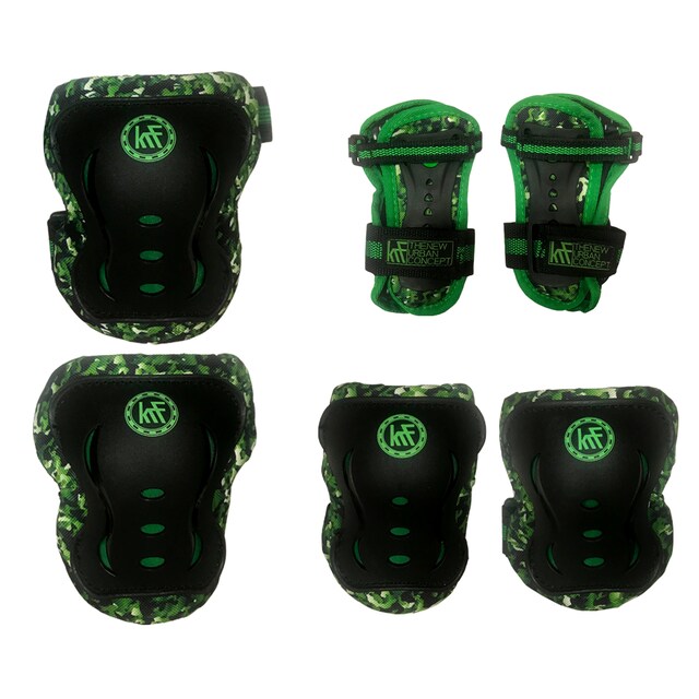 Imagen 0 de Set de protecciones junior Camouflage KRF The New Urban Concept