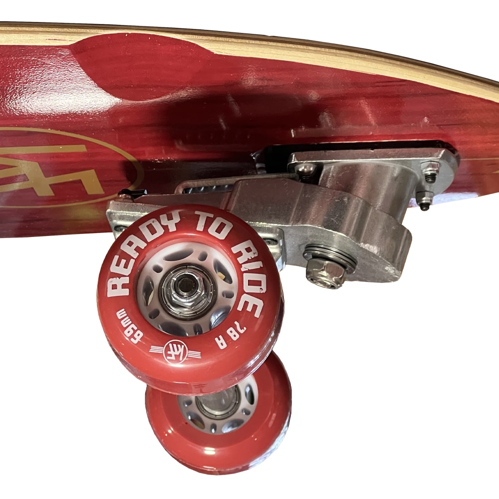 Skateboard Ready to Ride33"x9.5" KRF The New Urban Concept - Rojo Rojo-4