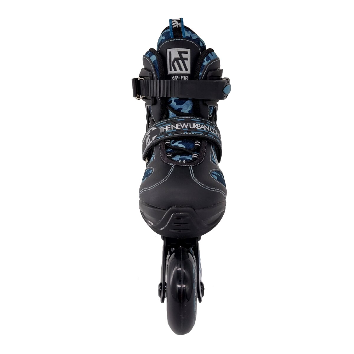 Imagen 3 de Patín en línea ajustable Soft XR-190 Camuflaje KRF - Azul Azul
