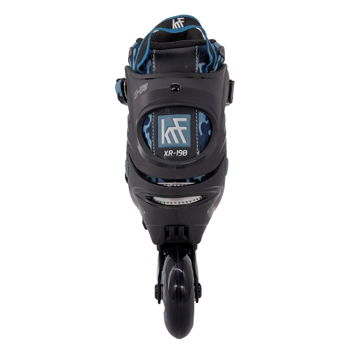 Imagen 4 de Patín en línea ajustable Soft XR-190 Camuflaje KRF - Azul Azul
