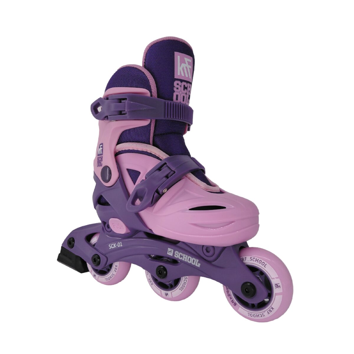 Imagen 1 de Patín School in Line ajustable SCK-01 KRF - Morado Morado