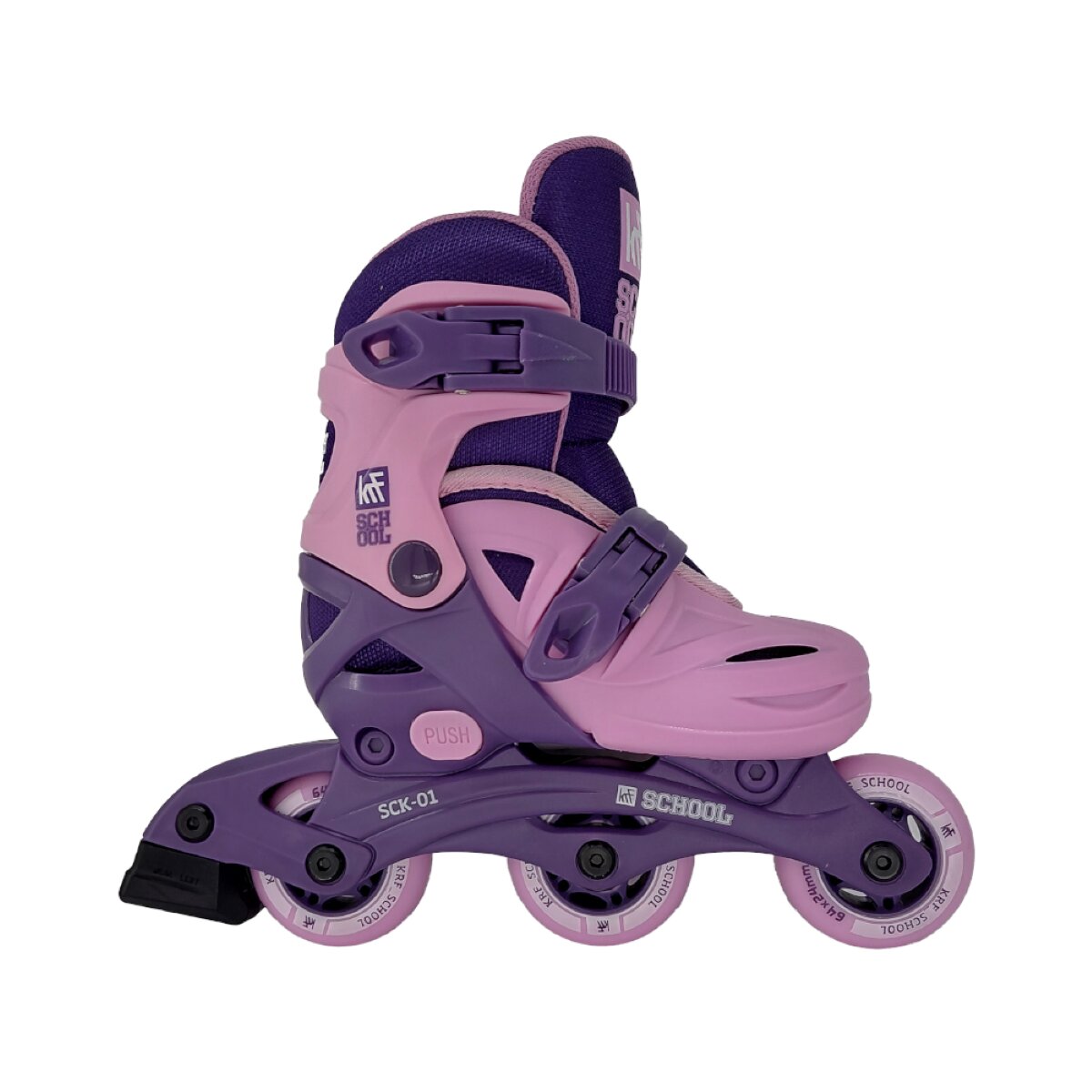 Imagen 2 de Patín School in Line ajustable SCK-01 KRF - Morado Morado