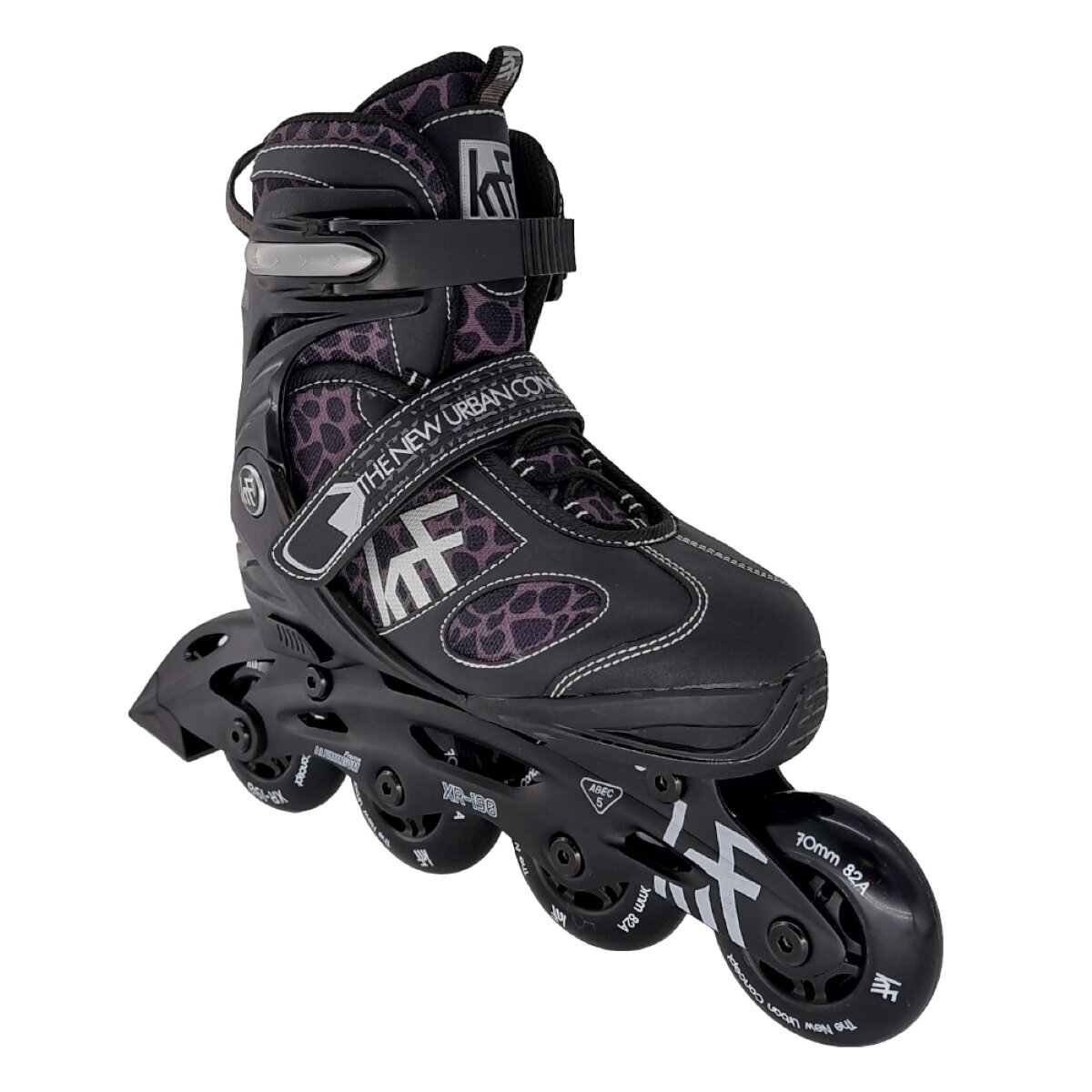 Imagen 1 de Patín en línea ajustable Soft XR-190 Camuflaje KRF - Morado Morado