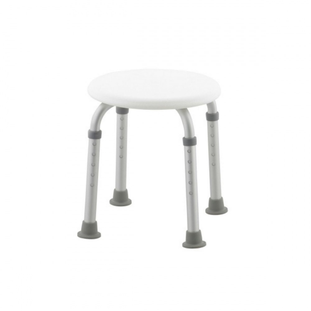 Taburete de baño regulable asiento de baño antideslizante blanco Silla de ducha Faro Mobiclinic 1