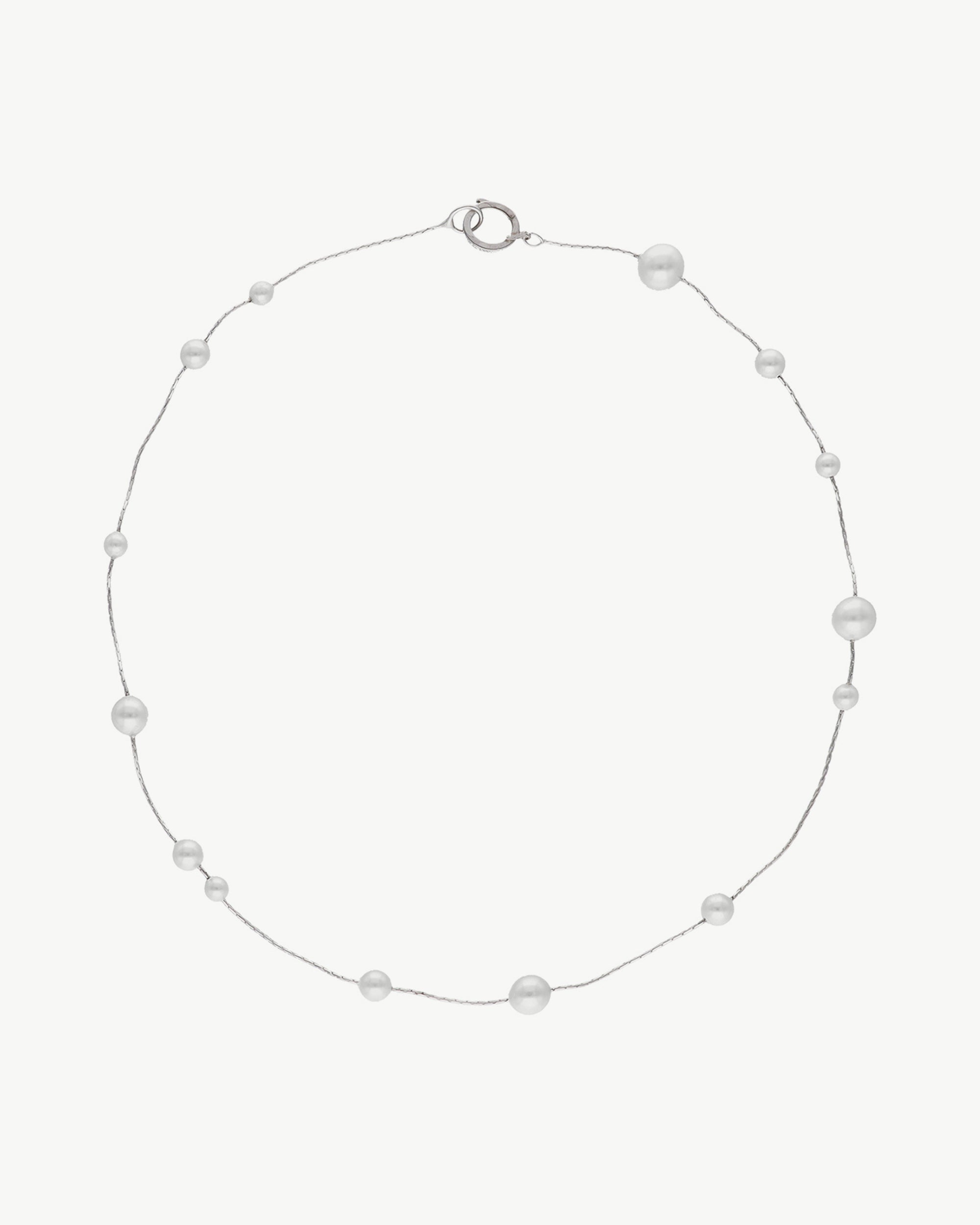 Collar majorica 40cm con perlas dangle Perla Perla-1