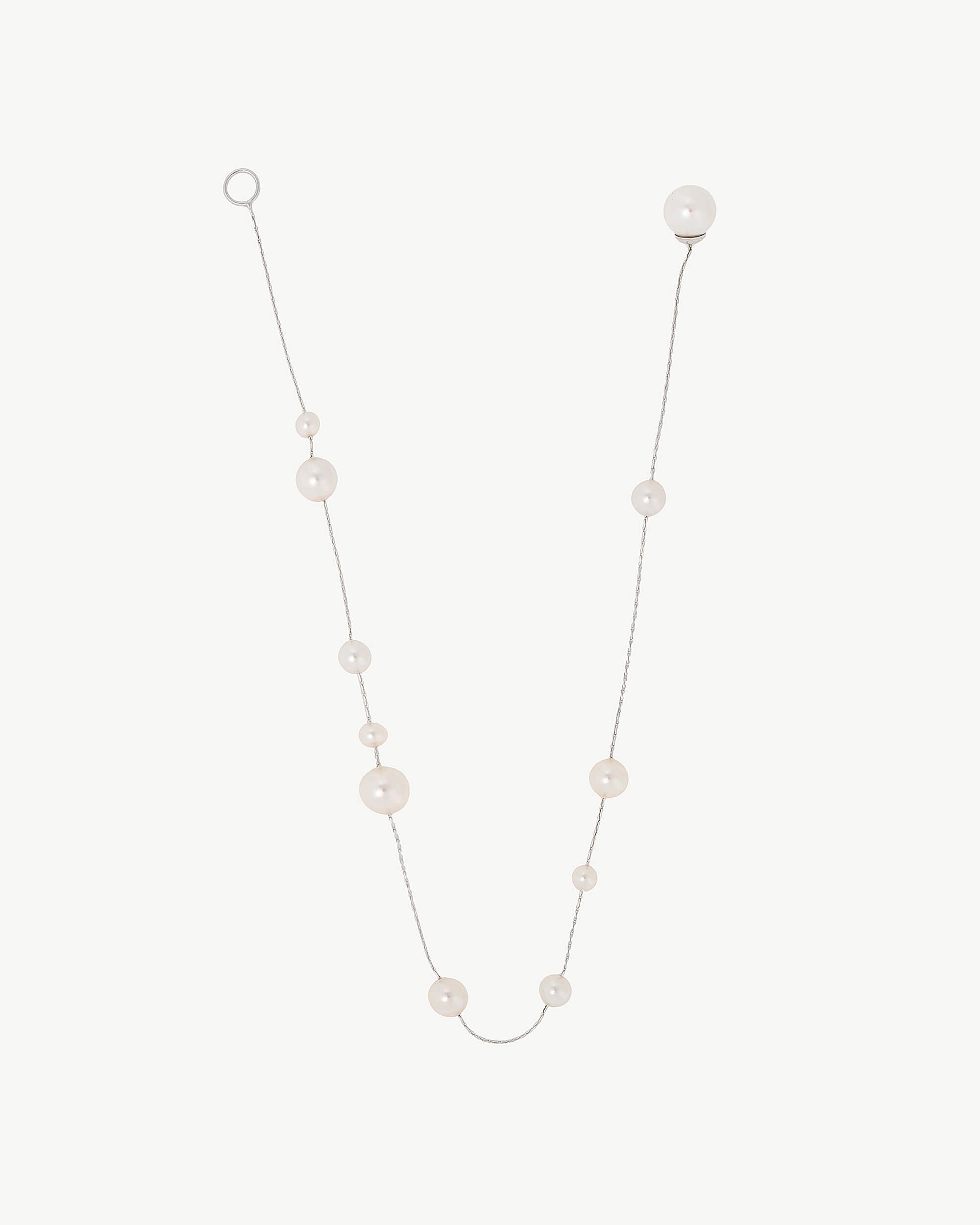 Alargador de collar majorica 30cm con perlas dangle Perla Perla-1