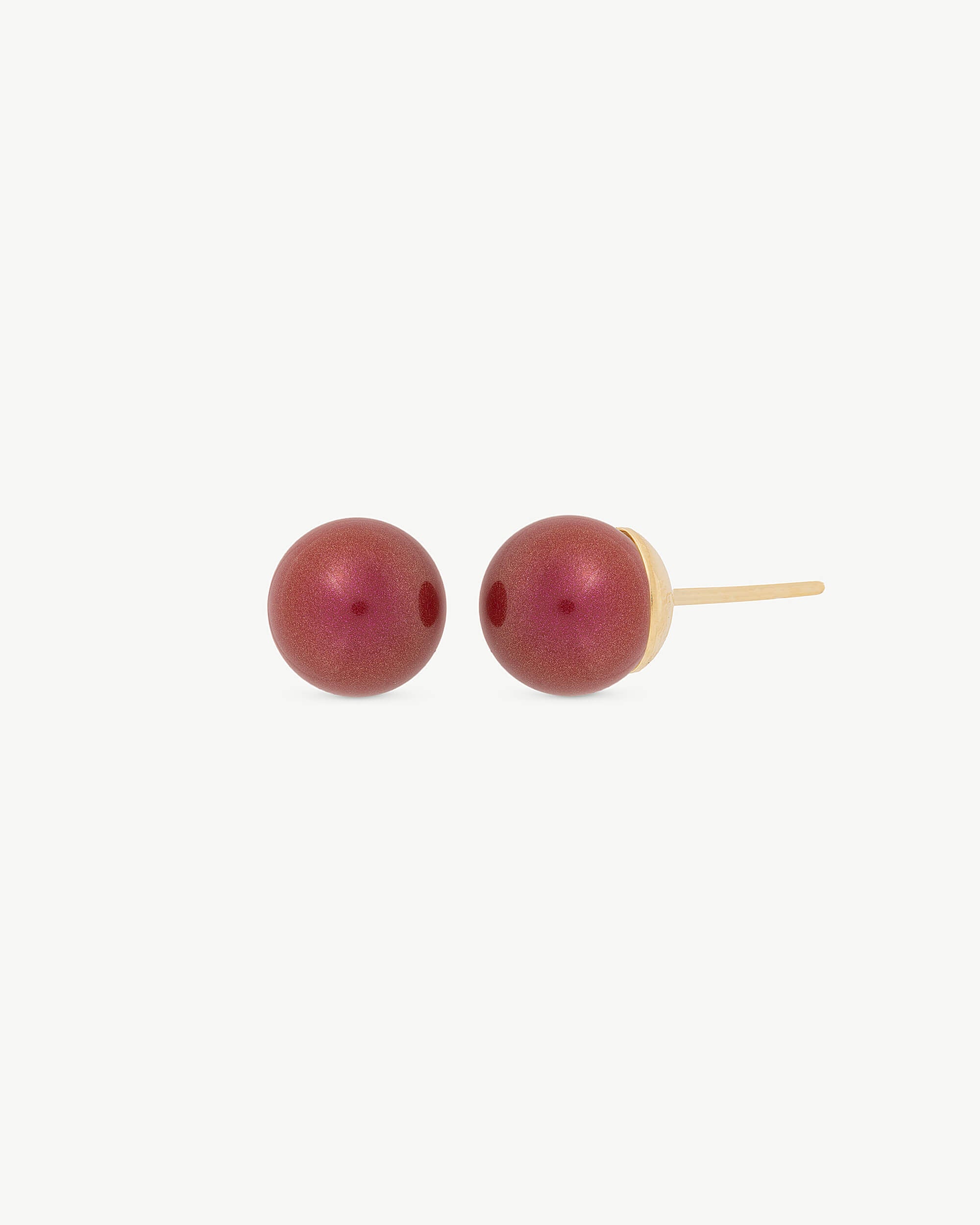 Pendientes lyra rojos - Majorica - Rojo Rojo-1
