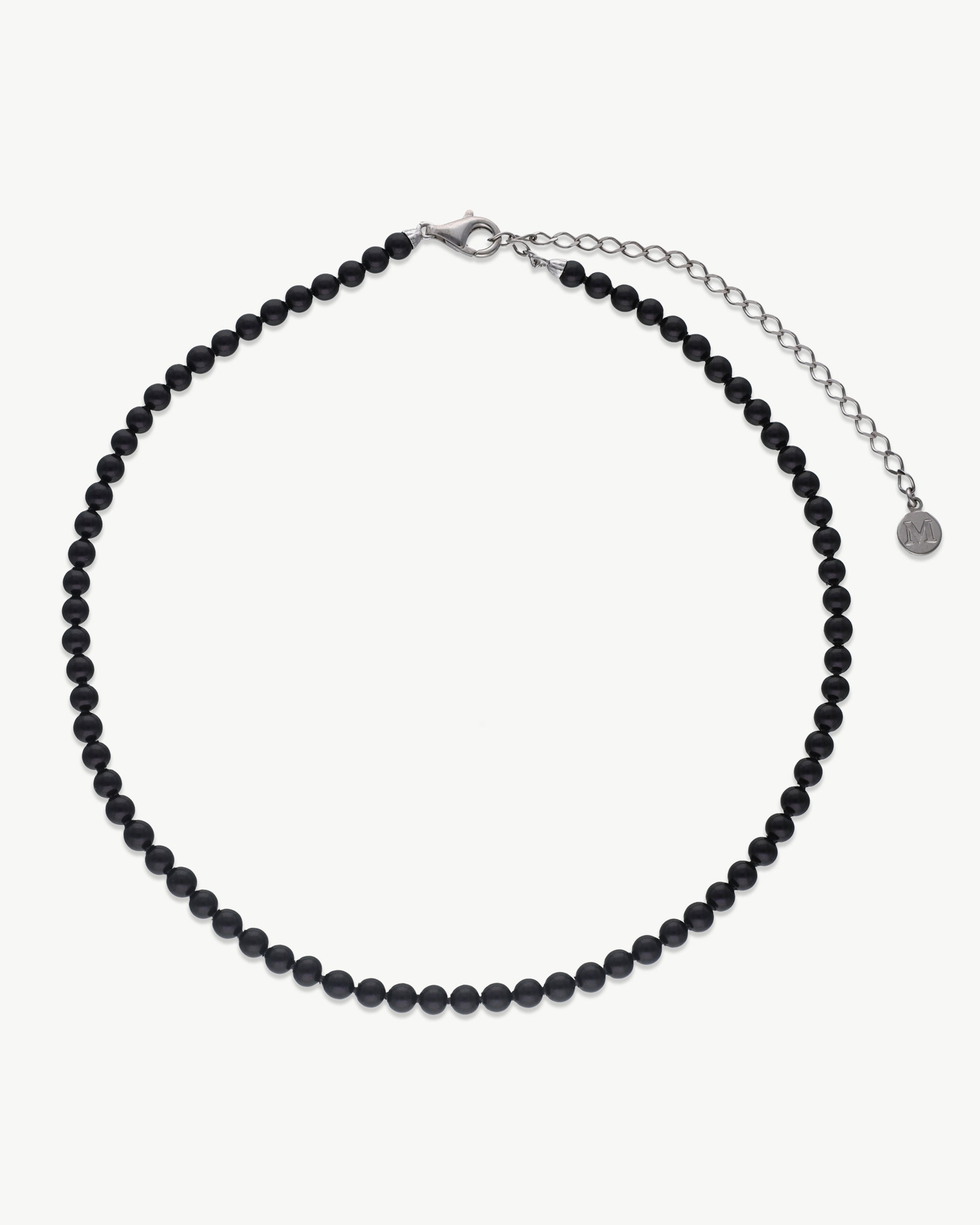 Imagen 0 de Collar largo 150cm perlas 8mm jour Negro