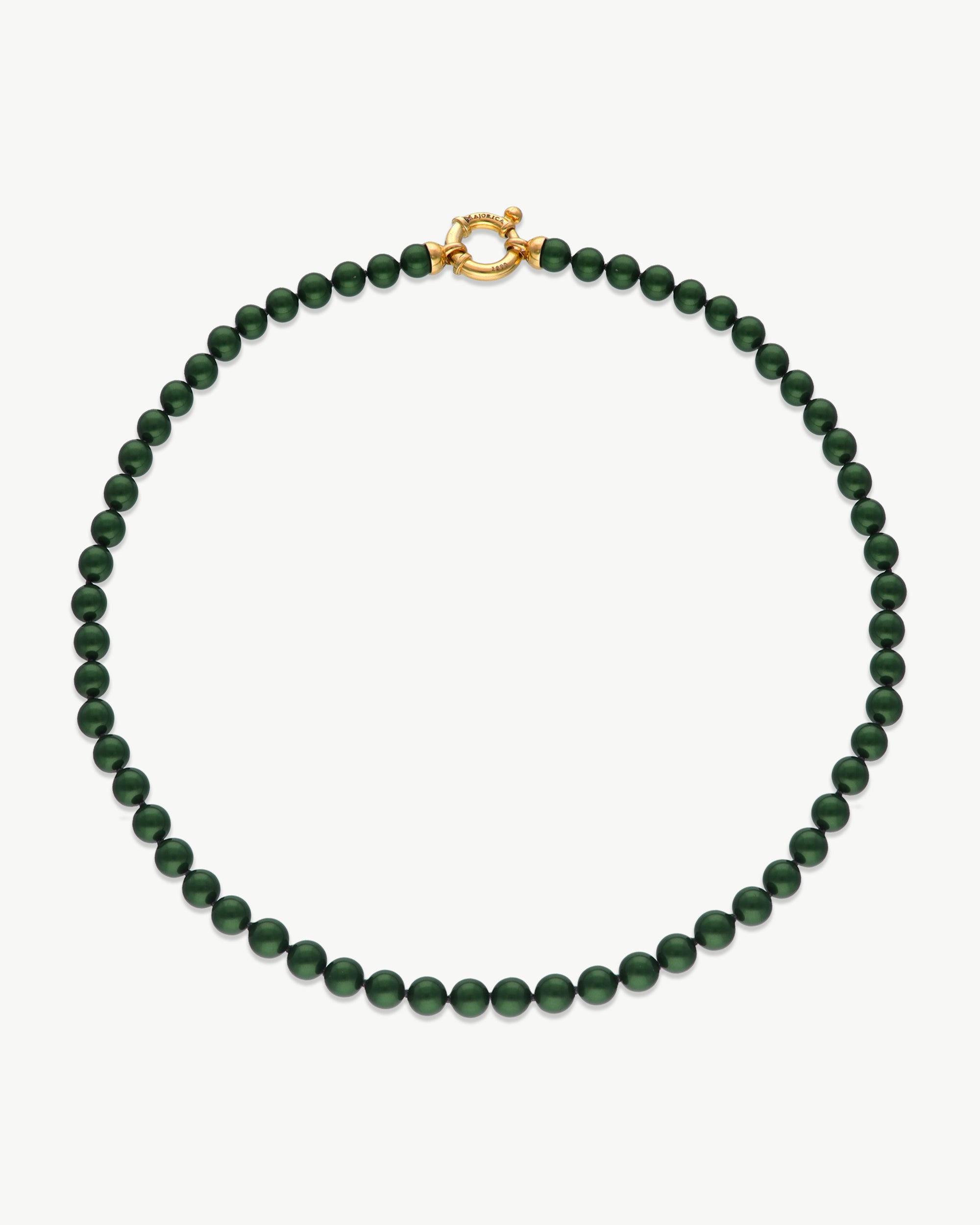 Collar perlas 6mm verde Grace - Majorica - Verde Verde-1