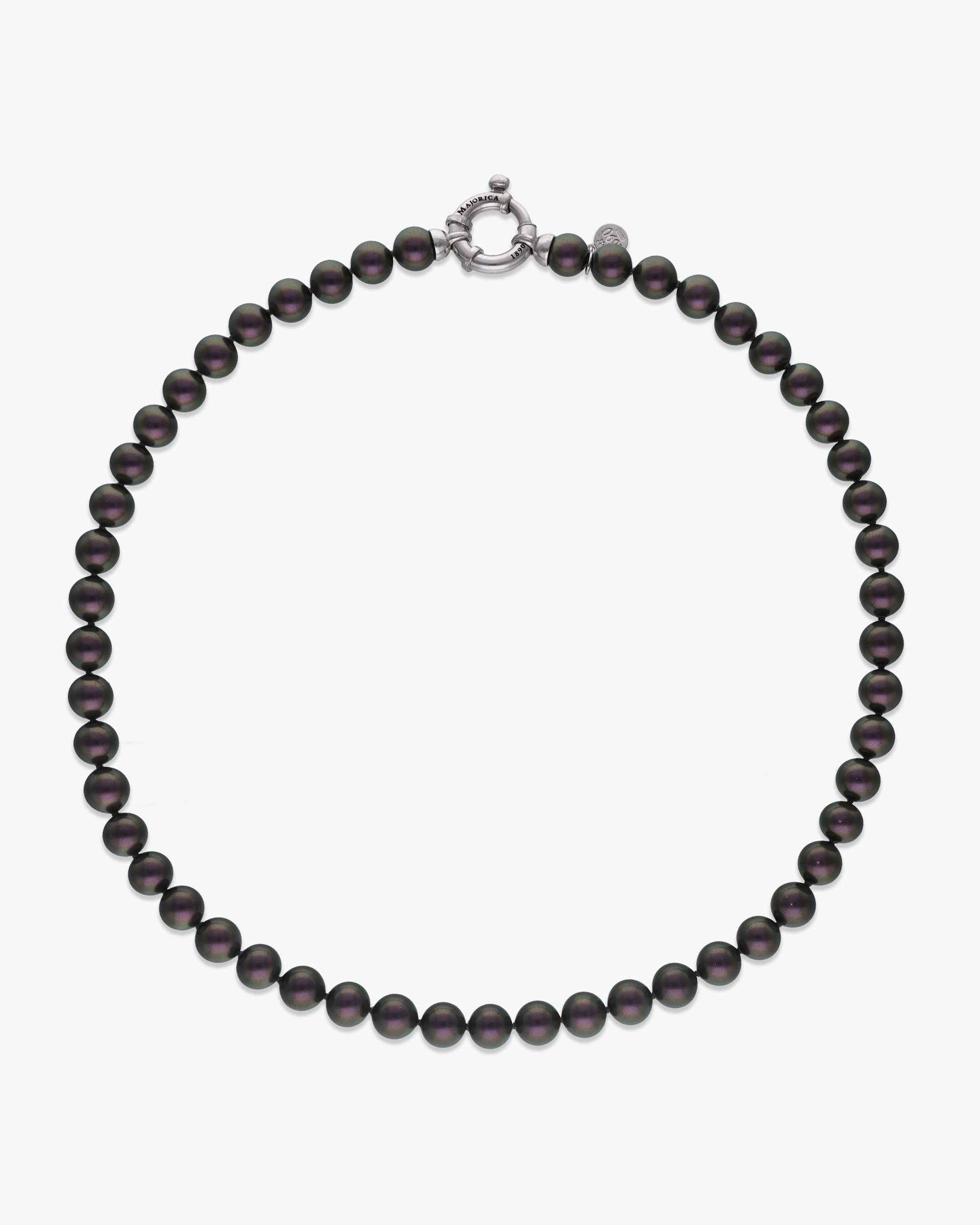 Imagen 0 de Collar perlas 8mm de 40cm dorado lyra Dorado