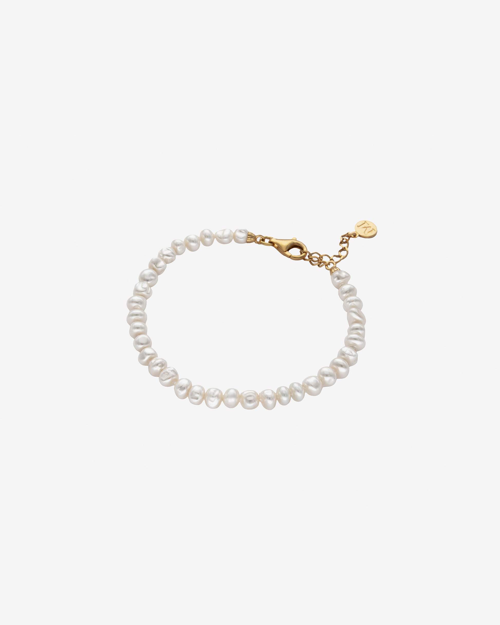 Imagen 0 de Pendientes aro con perla essentials Plateado