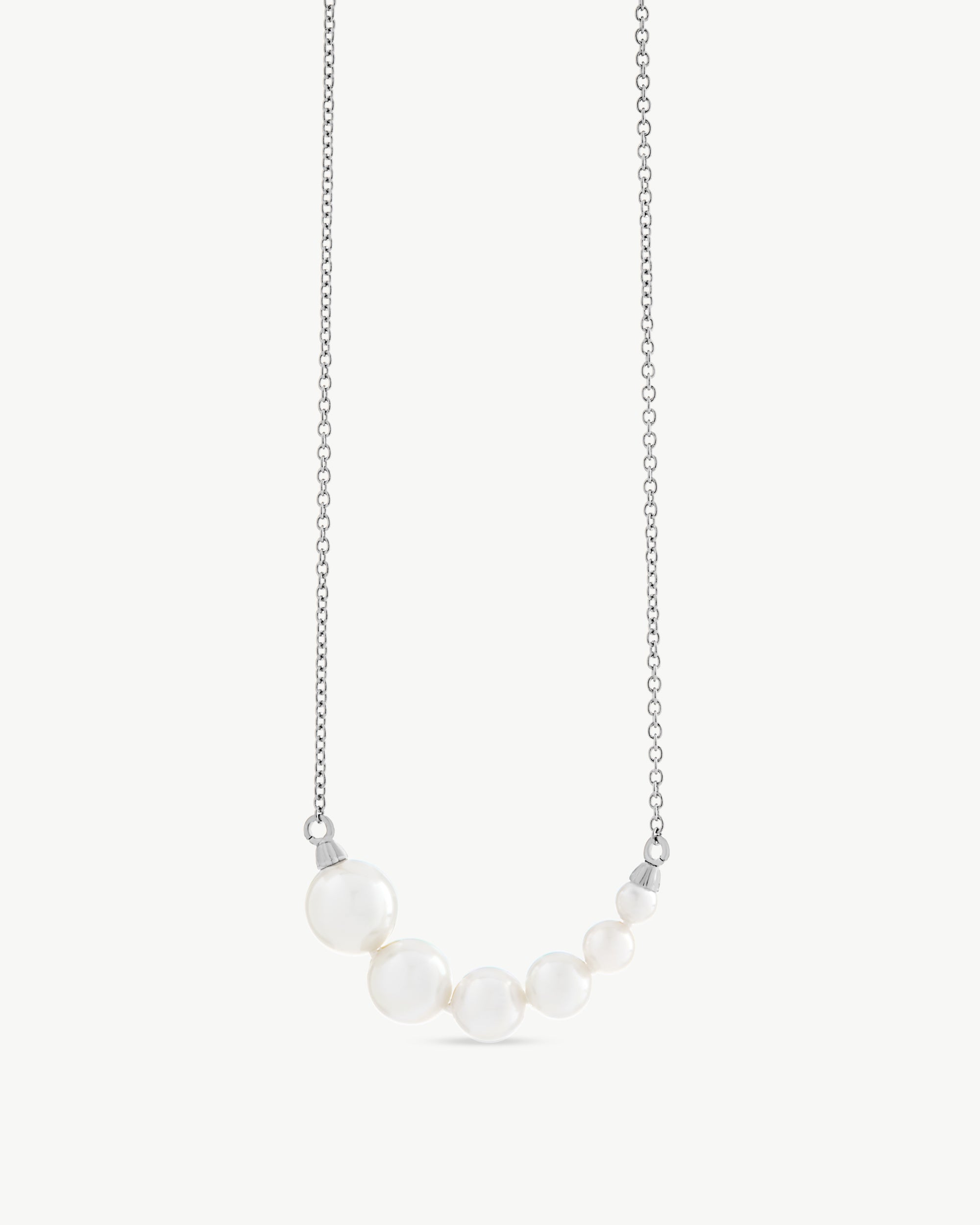 Imagen 0 de Collar con perlas petit Plateado