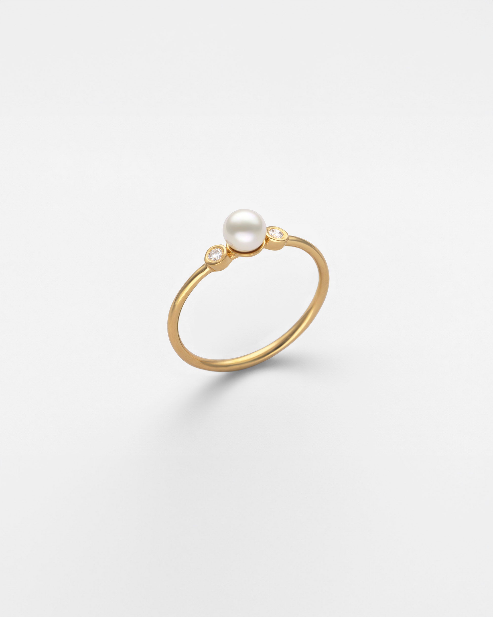 Anillo con perlas oro 18k gold - Majorica - Dorado Dorado-2