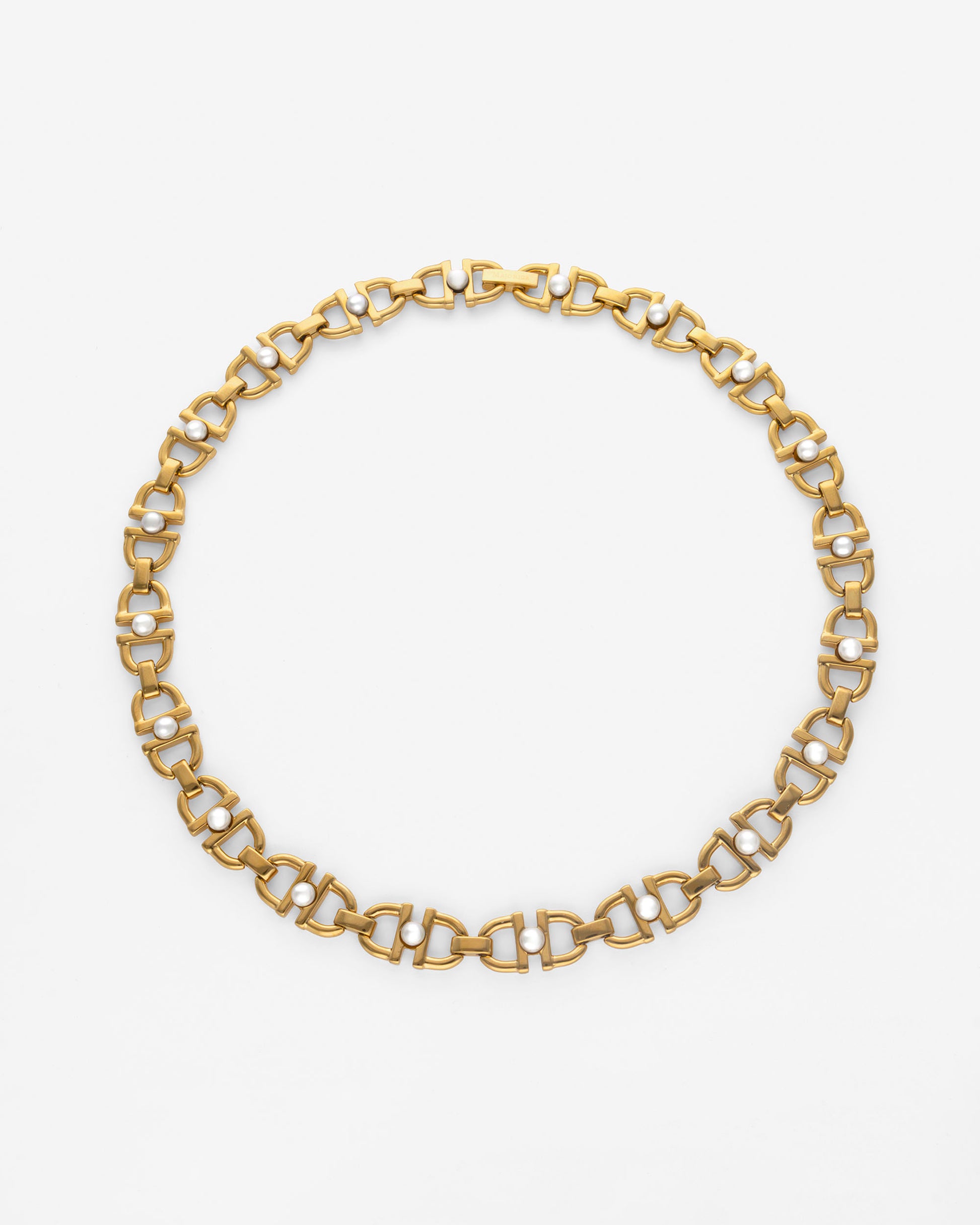Collar de eslabones equus - Majorica - Dorado Dorado-1