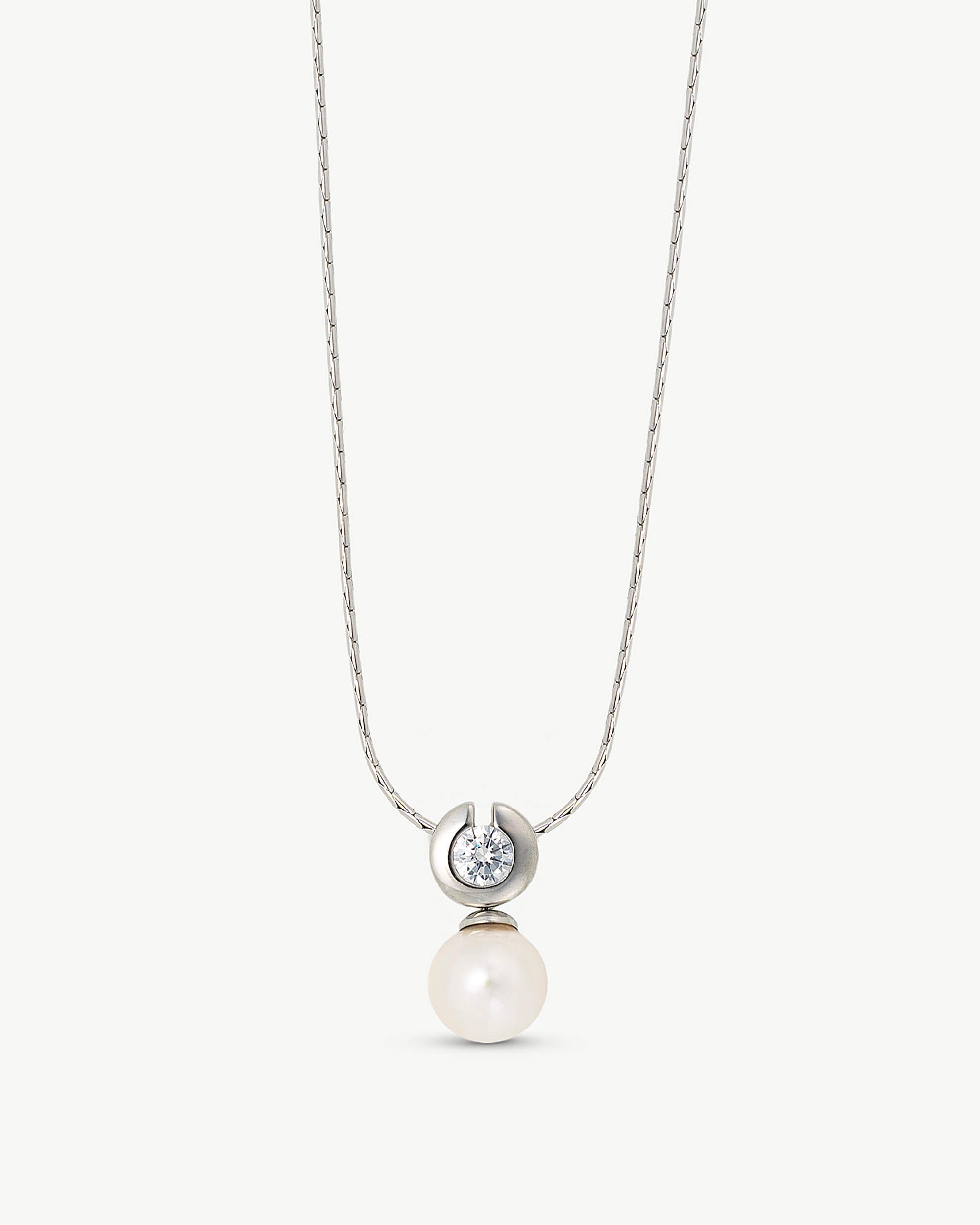 Collar majorica perla 10mm exquisite - Plateado Plateado-1