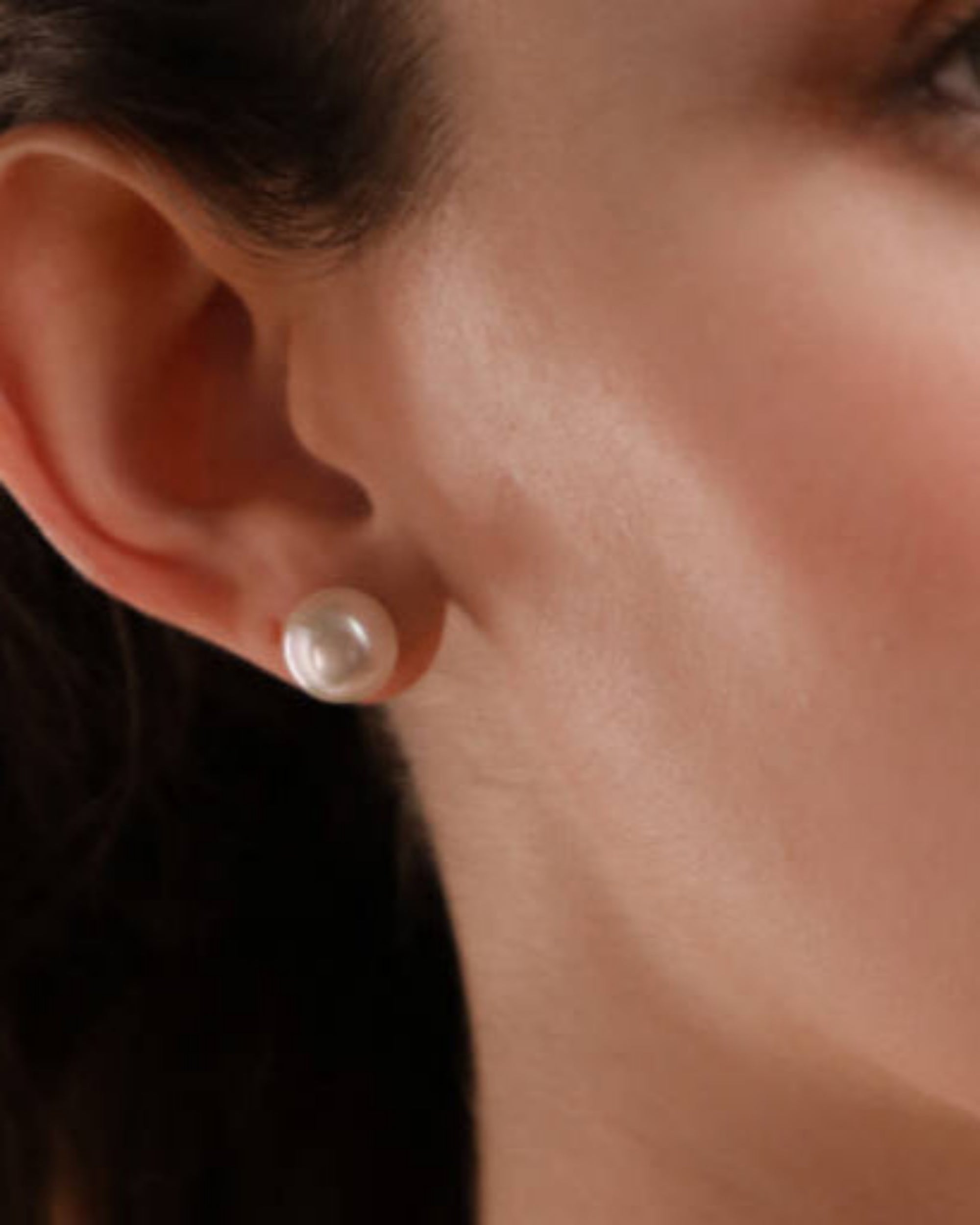 Pendientes perla 8mm lyra - Majorica - Plateado Plateado-2