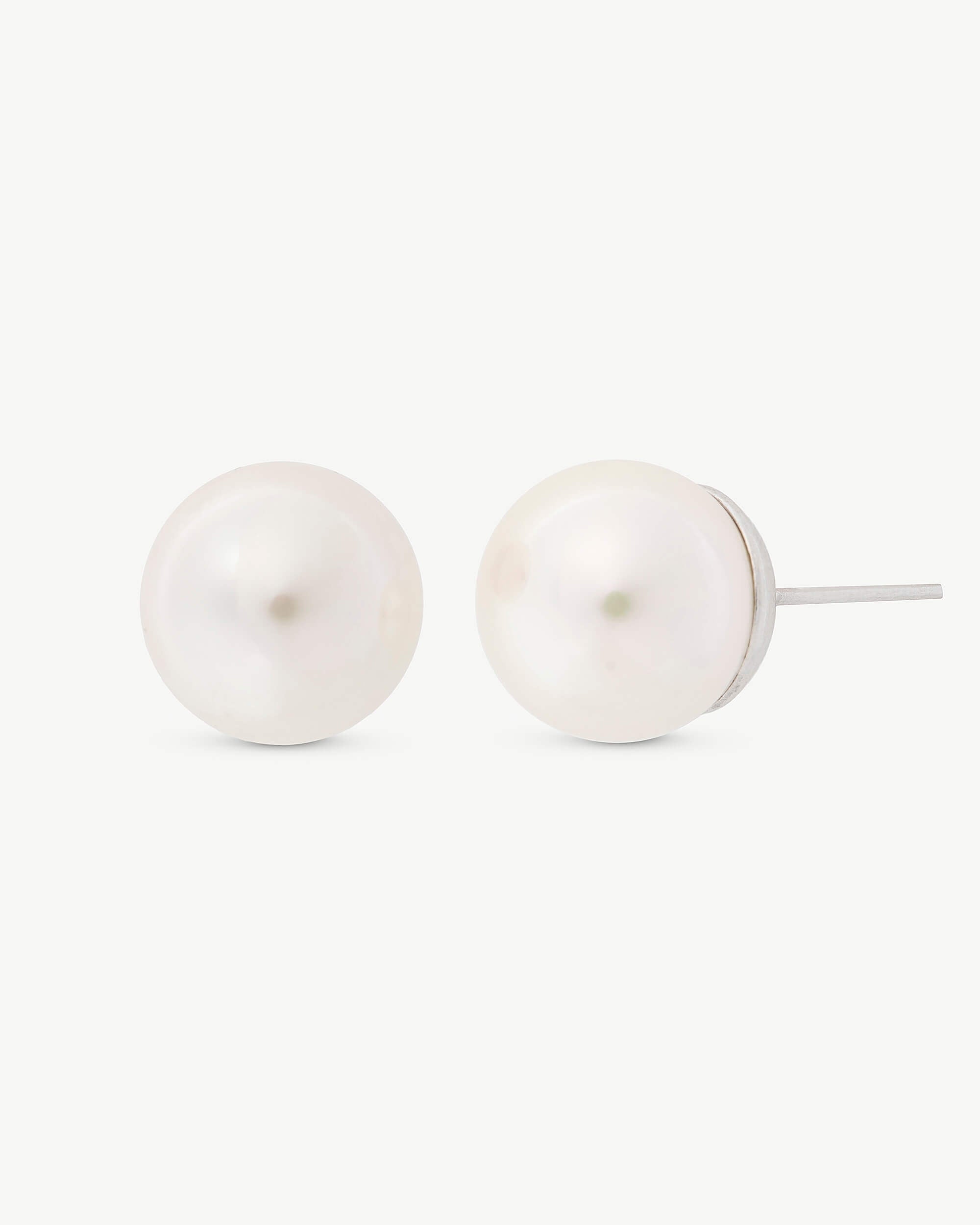Imagen 0 de Pendientes perla 12mm lyra Plateado