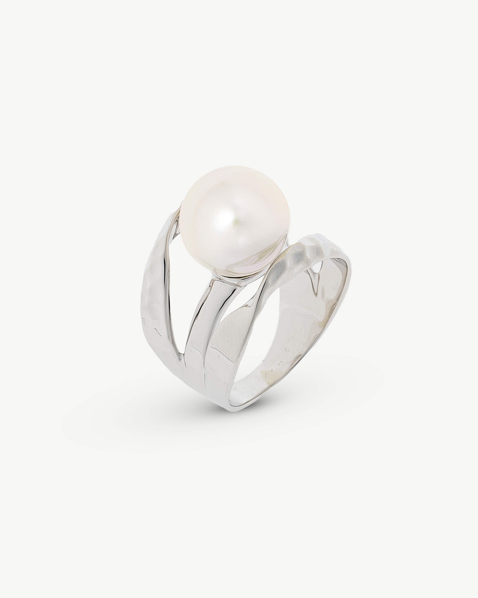 Anillo perla 12mm planet - Plateado Plateado-1