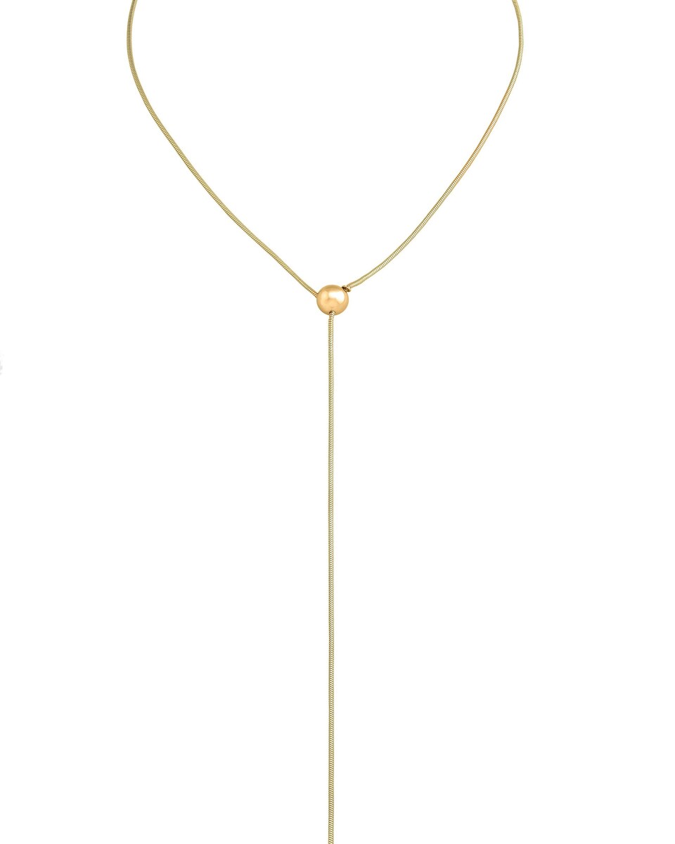 Colgante Con Perla Majorica Colección Petra - Acero Dorado, Perla Blanca 12 Mm, Cadena Ajustable 42-47 Cm