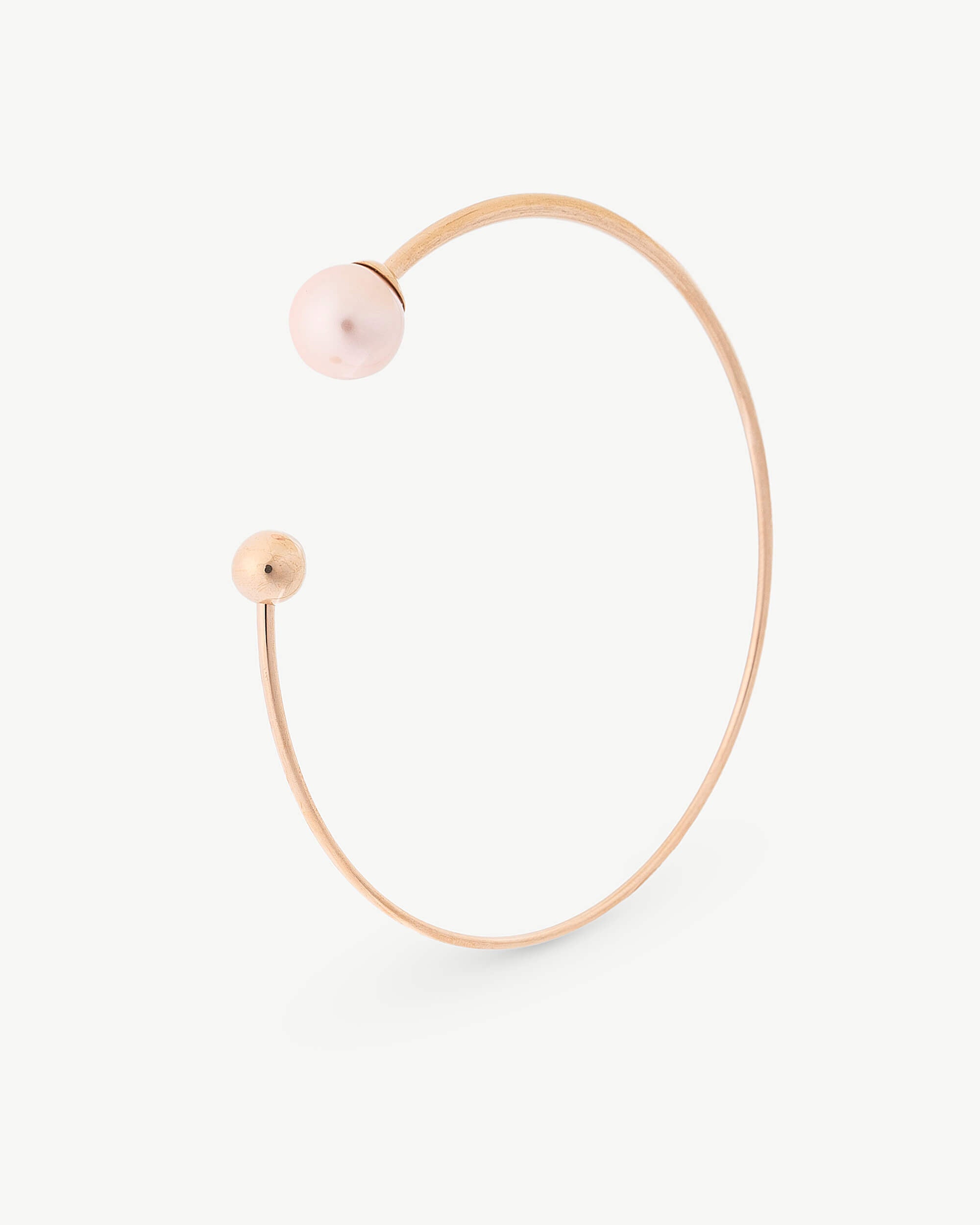 Brazalete 58mm perla 8mm aura - Majorica - Rosa Rosa-1