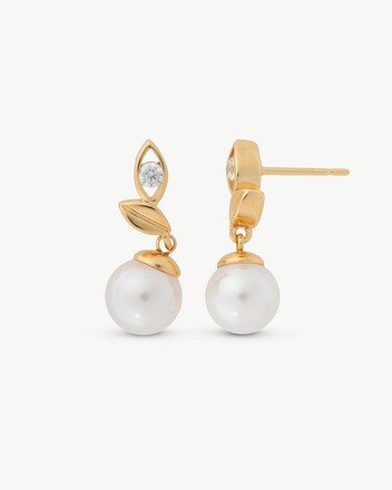 Majorica - Orecchini con Perla - Collezione Selene - Colore Argento