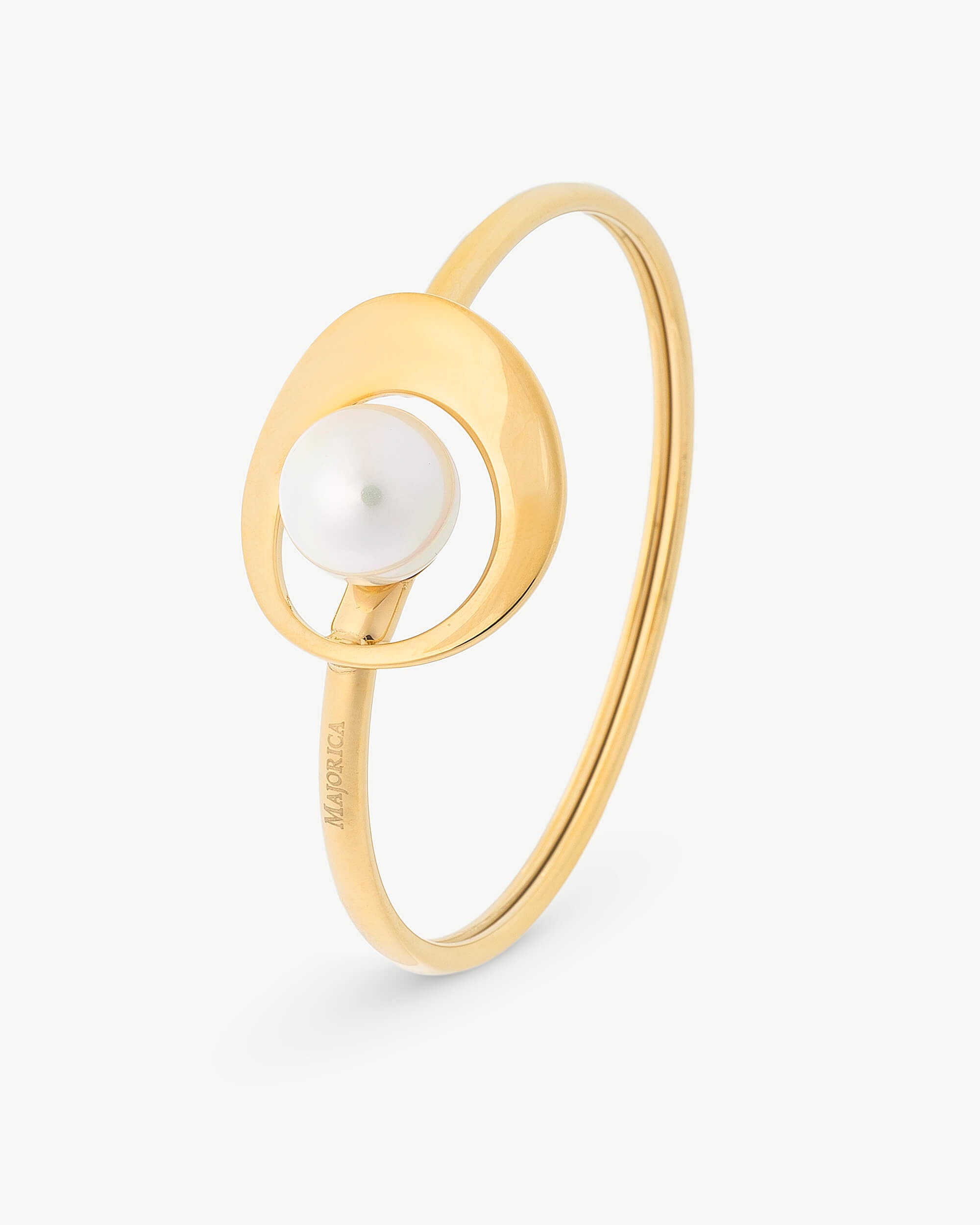 Imagen 0 de Brazalete perla dorada petra Dorado