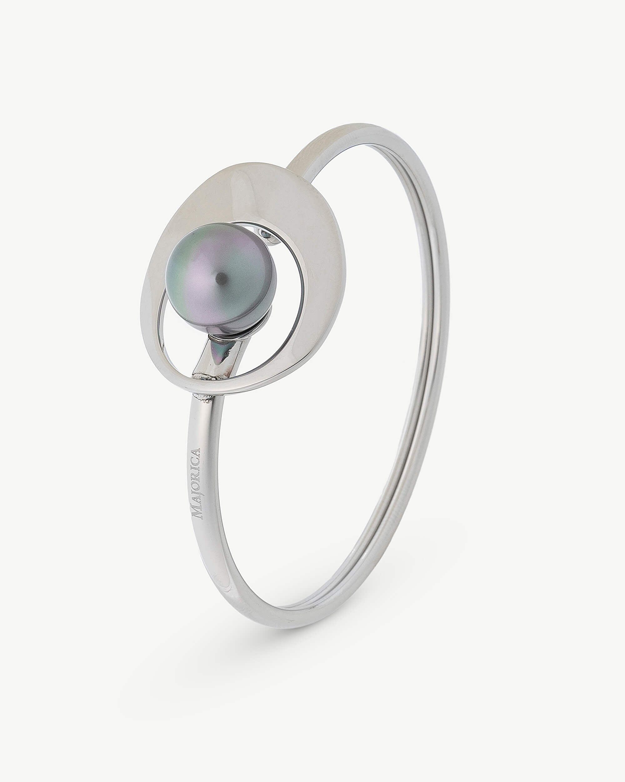 Brazalete perla gris petra - Majorica - Gris Gris-1